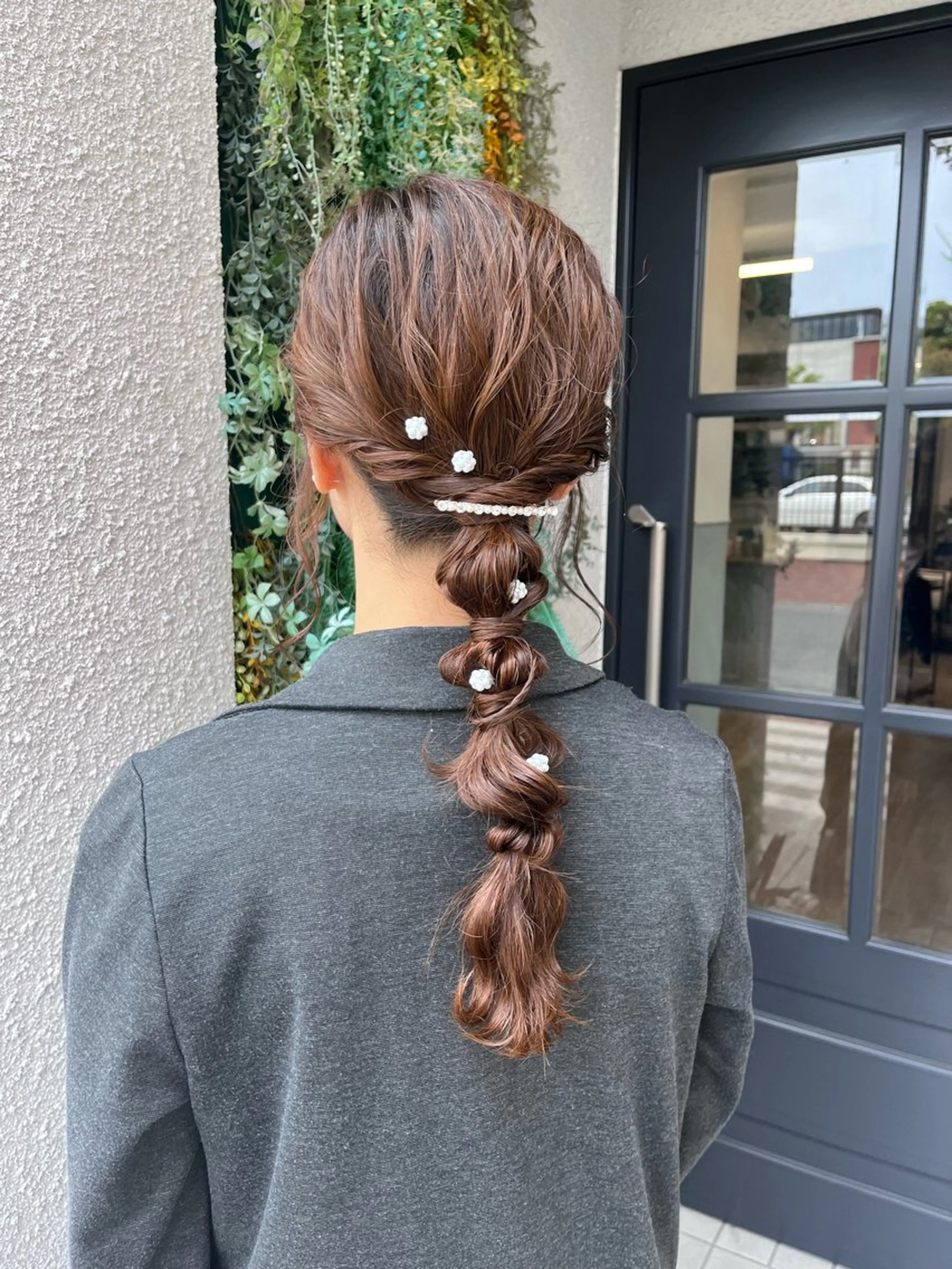 ヘアアレンジ 🪽ナチュラルヘア＊ 大下唯奈🪽🫧のヘアスタイル