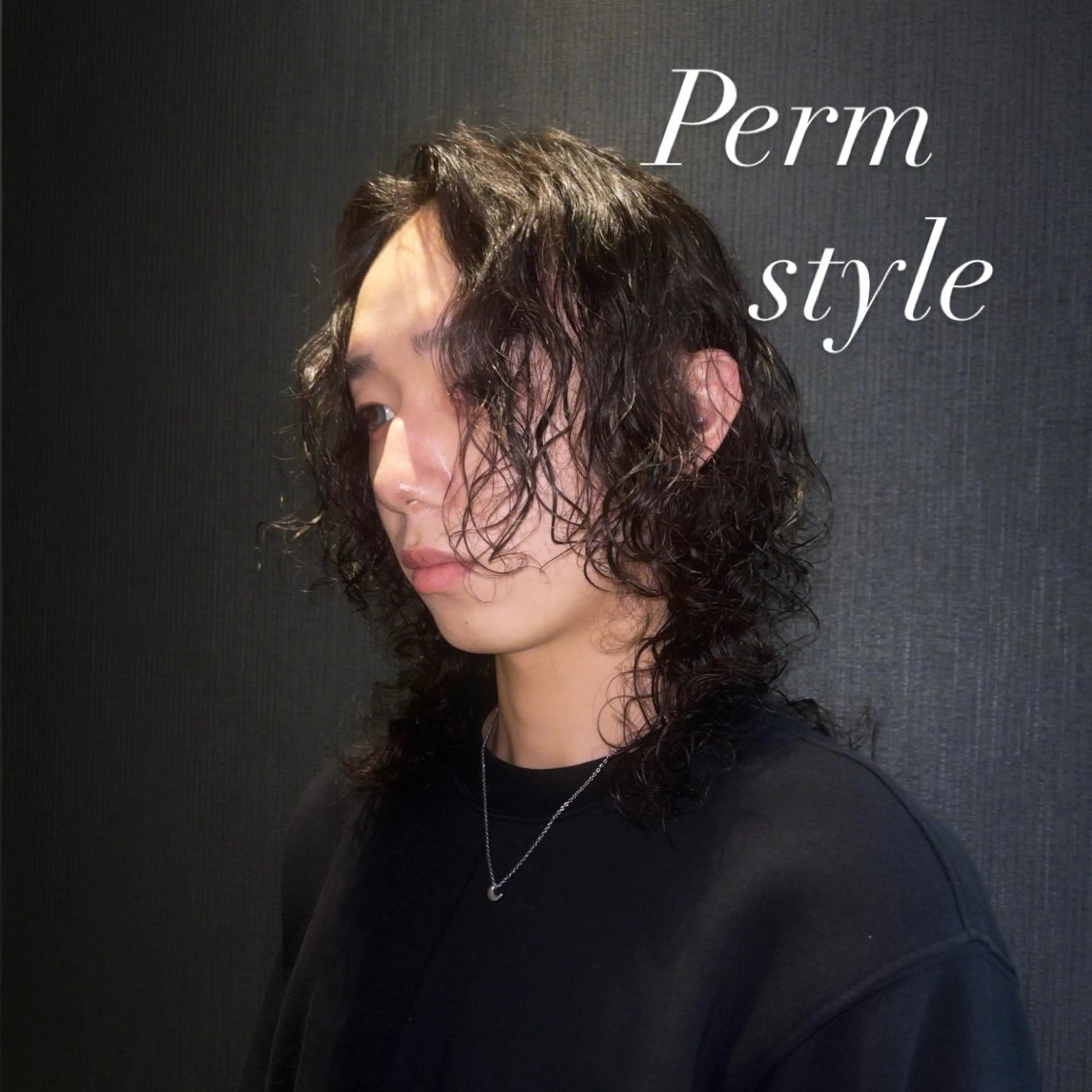 パーマ カット レイヤーカット/ フェミニン💕/鏡のヘアスタイル