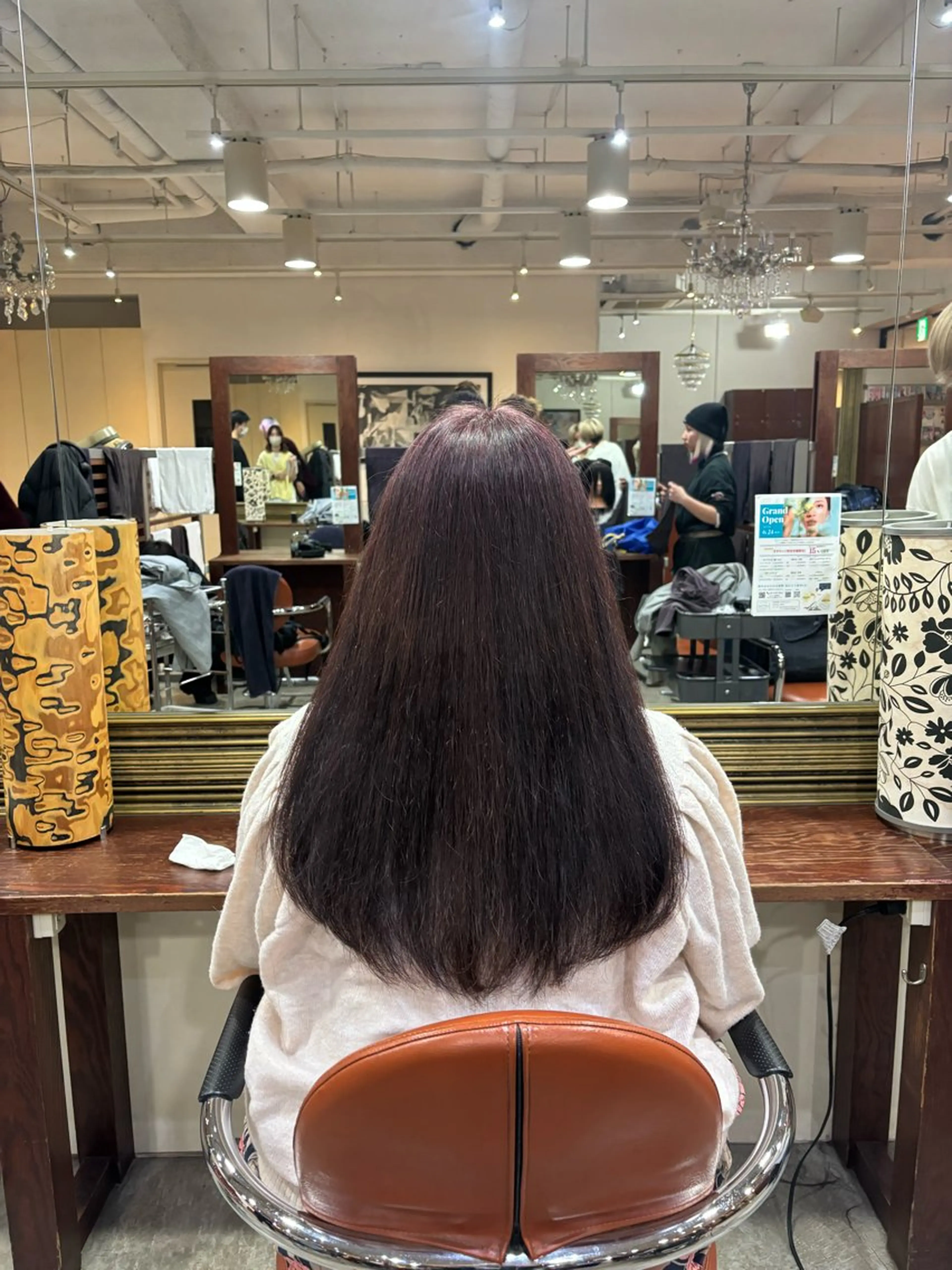 ロング カットモデル募集 木下世連のヘアスタイル