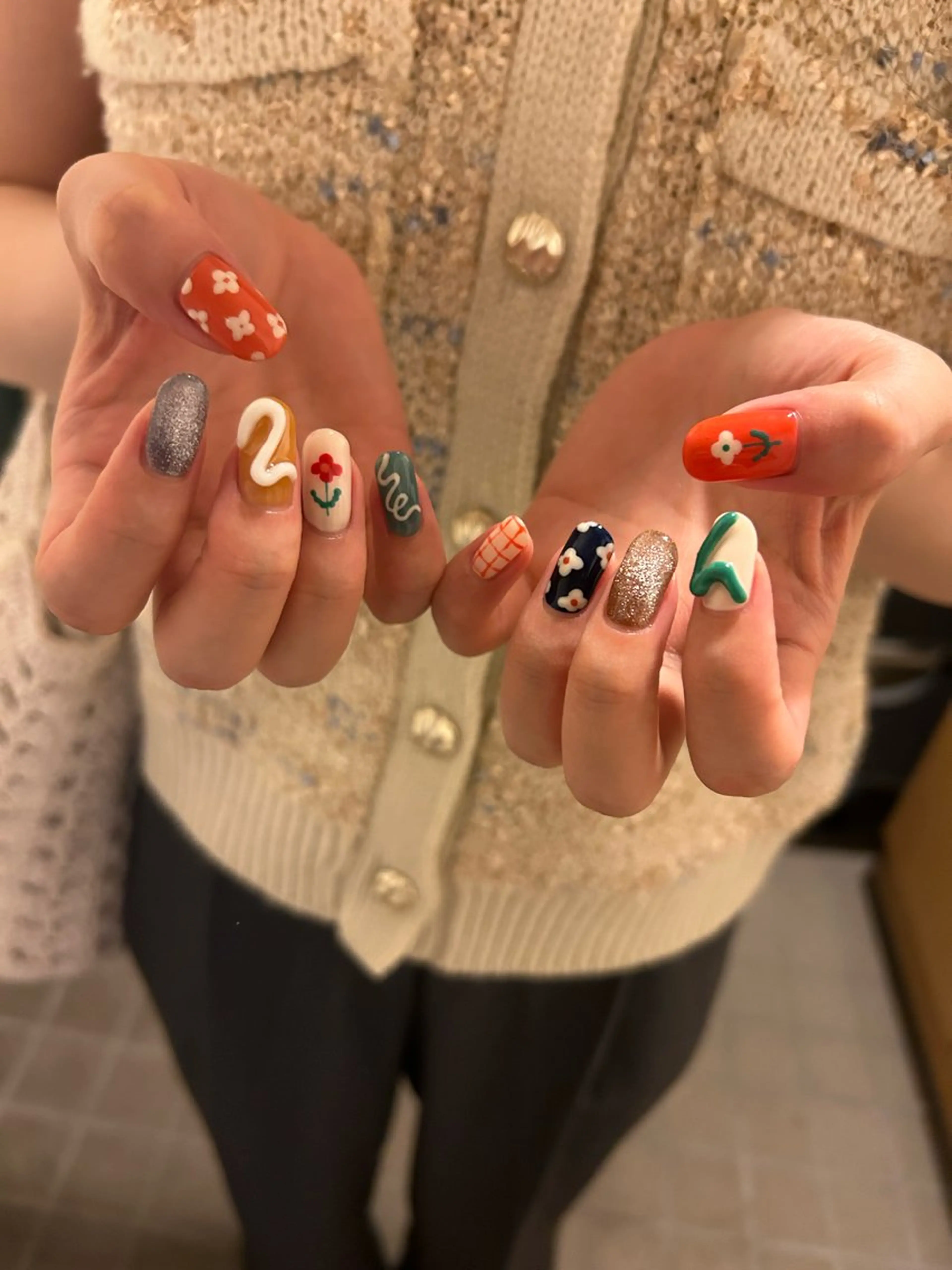 ネイル 持ち込み ハンドネイル Aimer Ciel エメシエル大宮ネイルのネイルデザイン