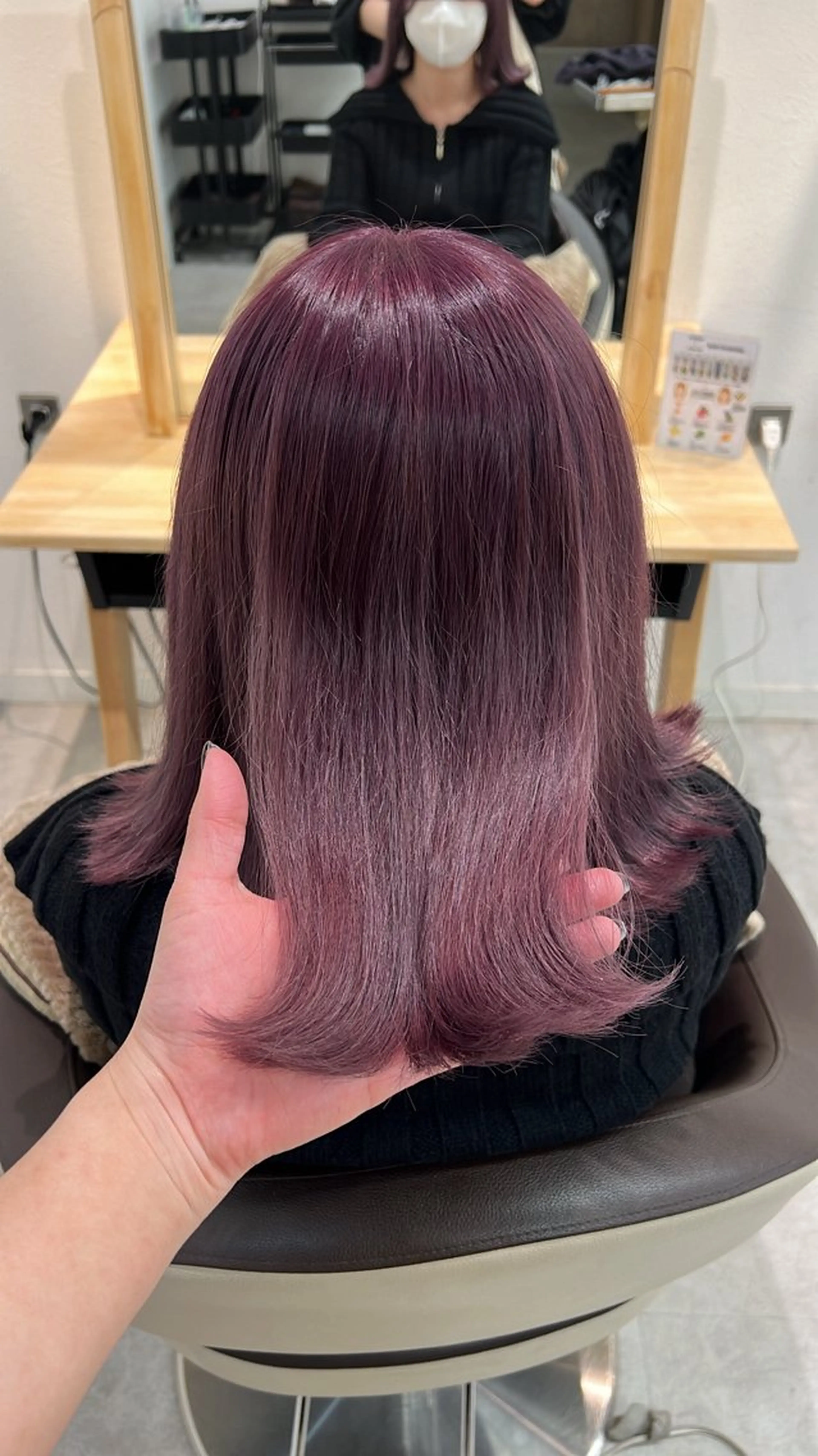 ミディアム カラー ヘアカラー 透明感カラー/ボブ / MARIE🍇のヘアスタイル