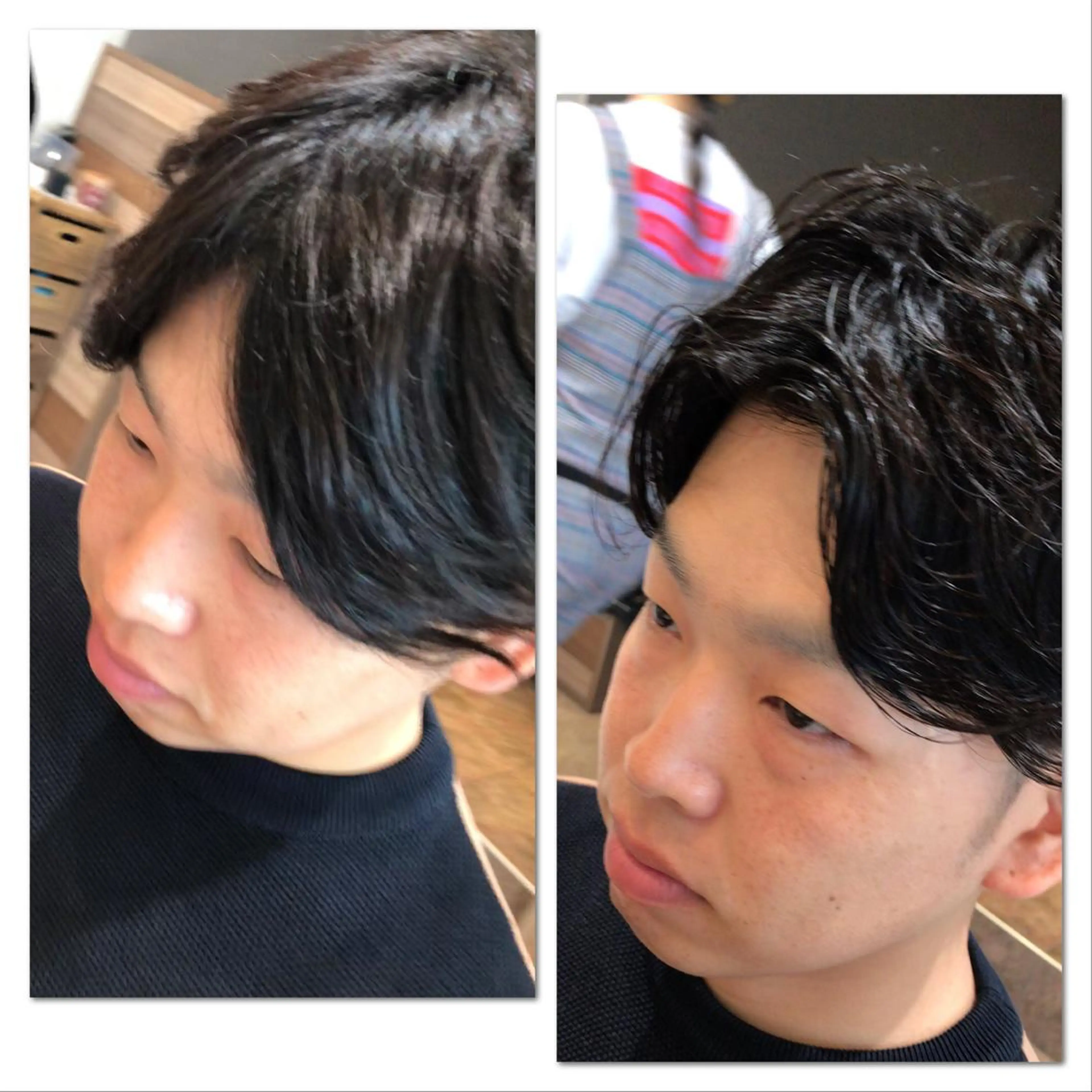 ショート パーマ 当日予約🆗✂︎ ウエモト　タクのヘアスタイル