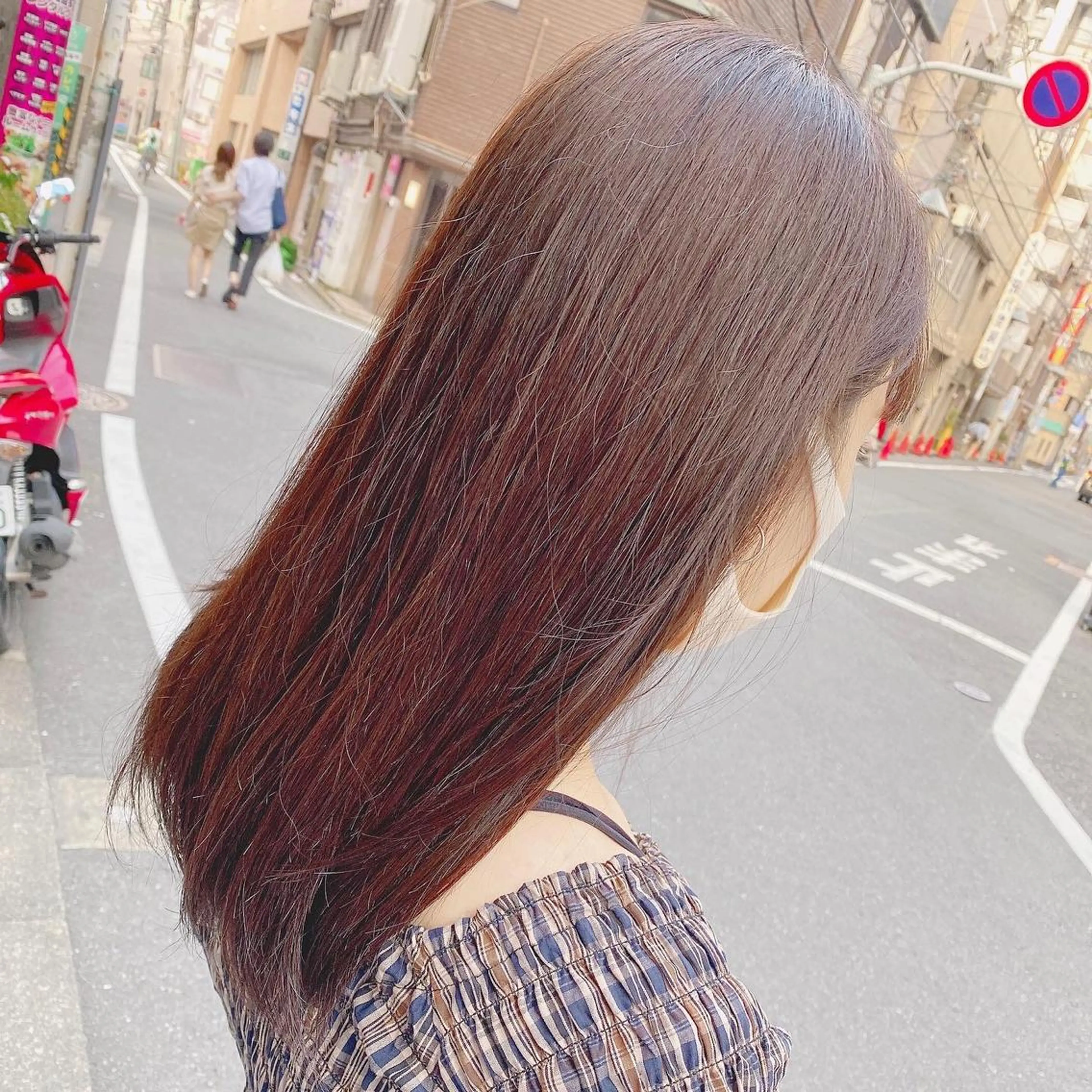セミロング 髪質改善 髪質改善特化 安東駿介のヘアスタイル