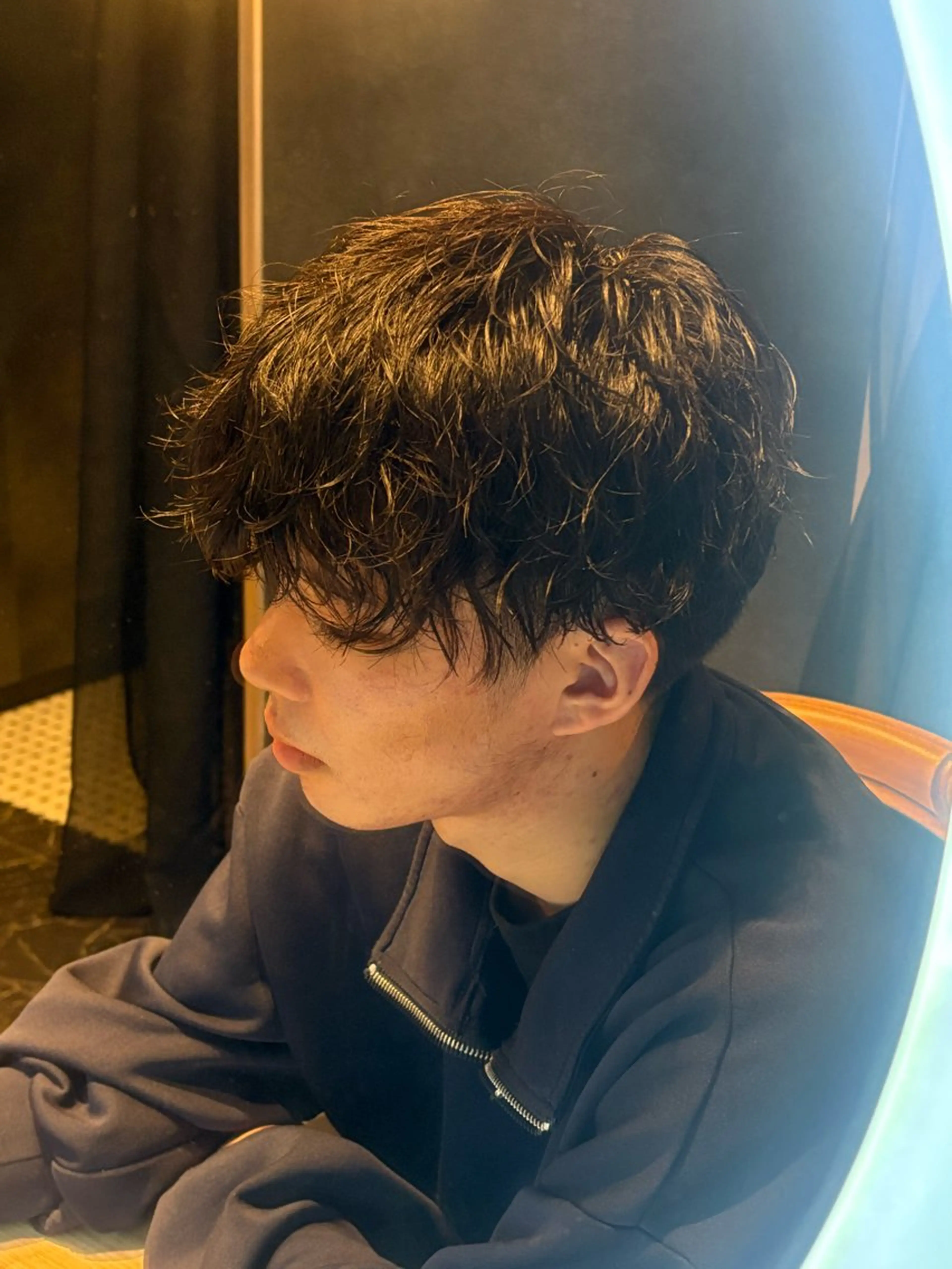 ショート パーマ メンズ メンズ韓国風 メンズパーマ 韓国風ヘア 10〜30代垢抜けメ ンズ特化/入沢花音の眉毛・アイブロウイメージ