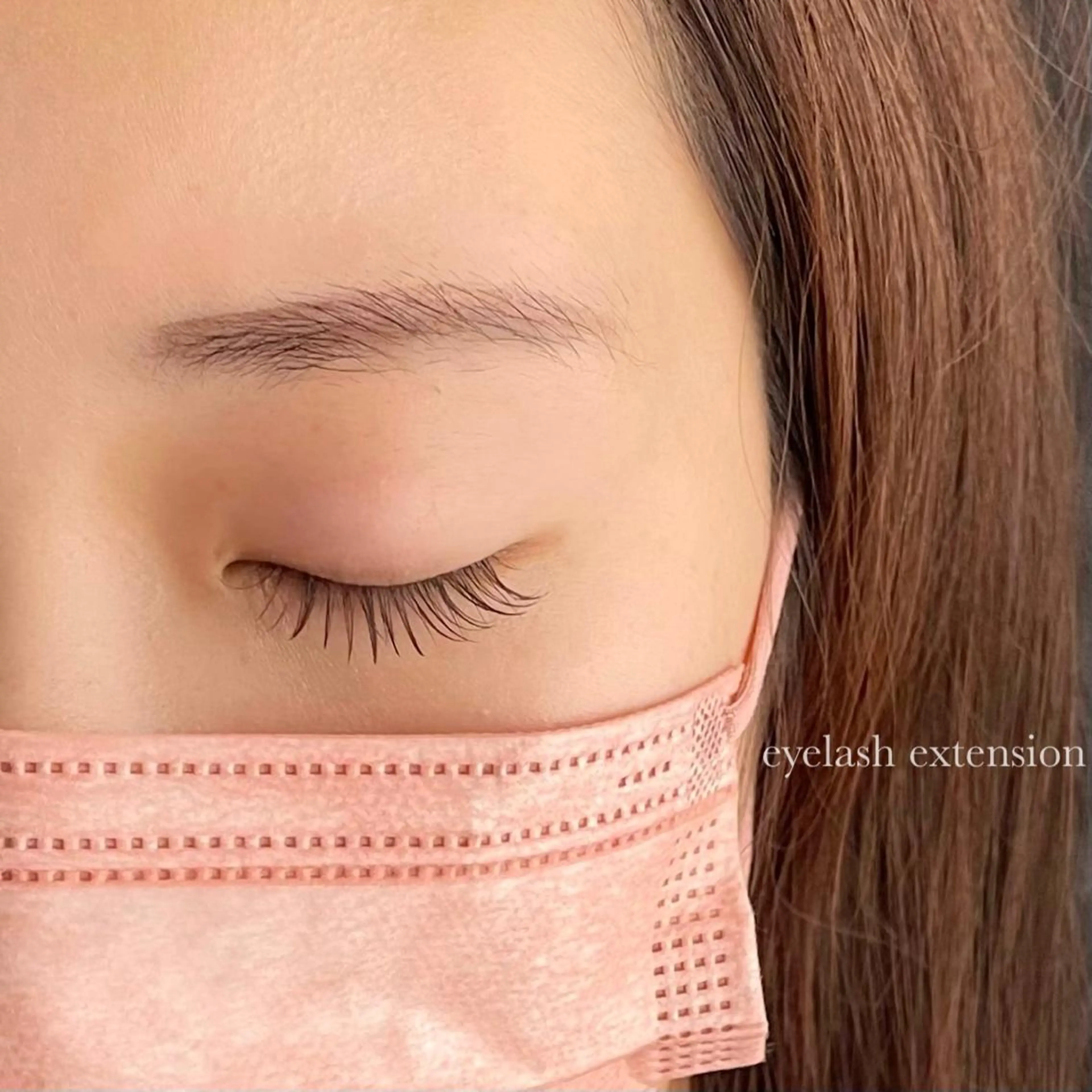 マツエク・マツパ カラーマツエク フラットラッシュ ナチュラル ten. (asami)のマツエク・マツパデザイン