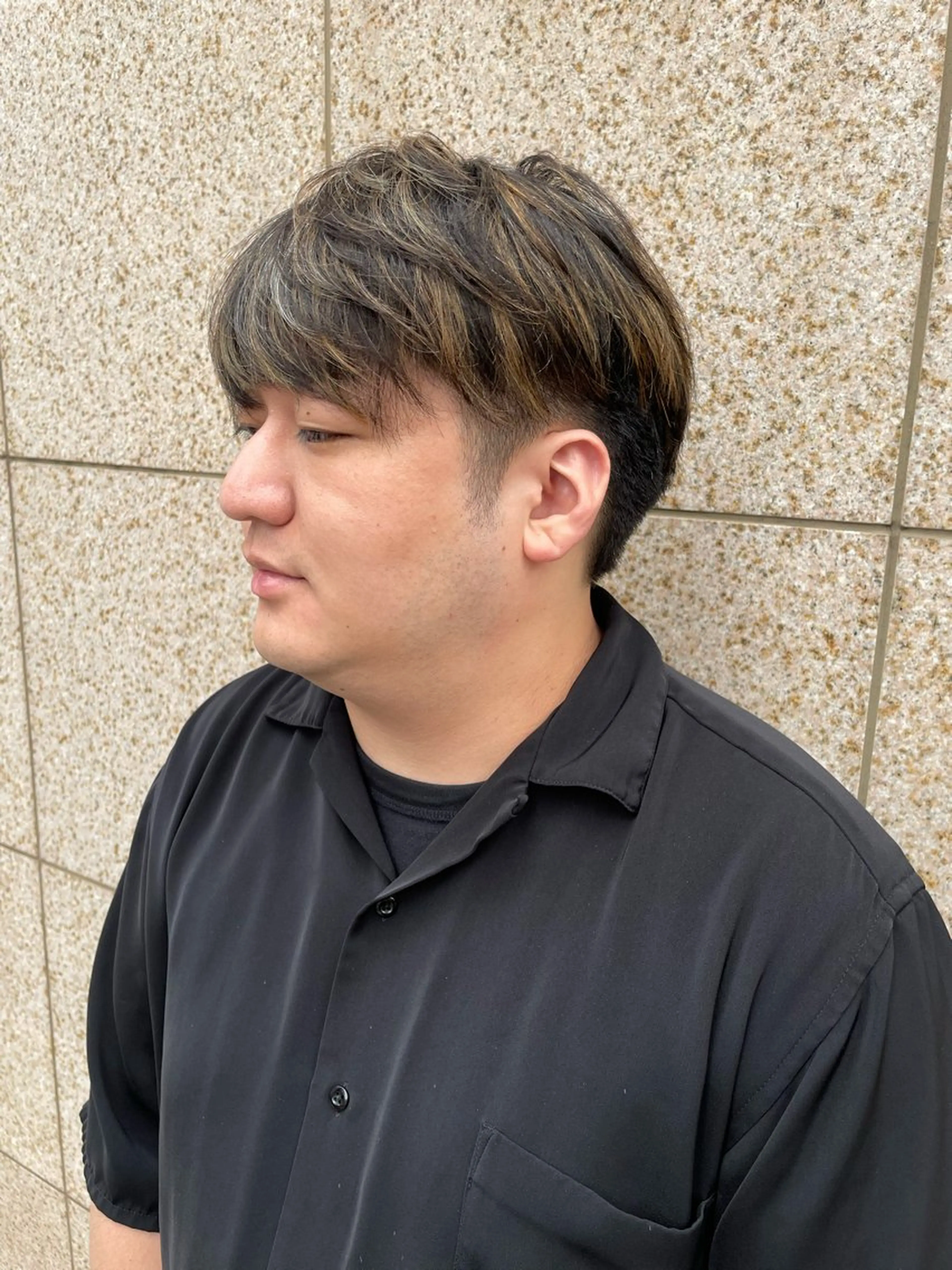 ショート カラー メンズ ショートボブ メンズバレイヤージュ メンズブリーチ バレイヤージュ ブリーチ ヘアカラー 🫧ショート/ボブ 池袋西口・泡渕✂️のヘアスタイル