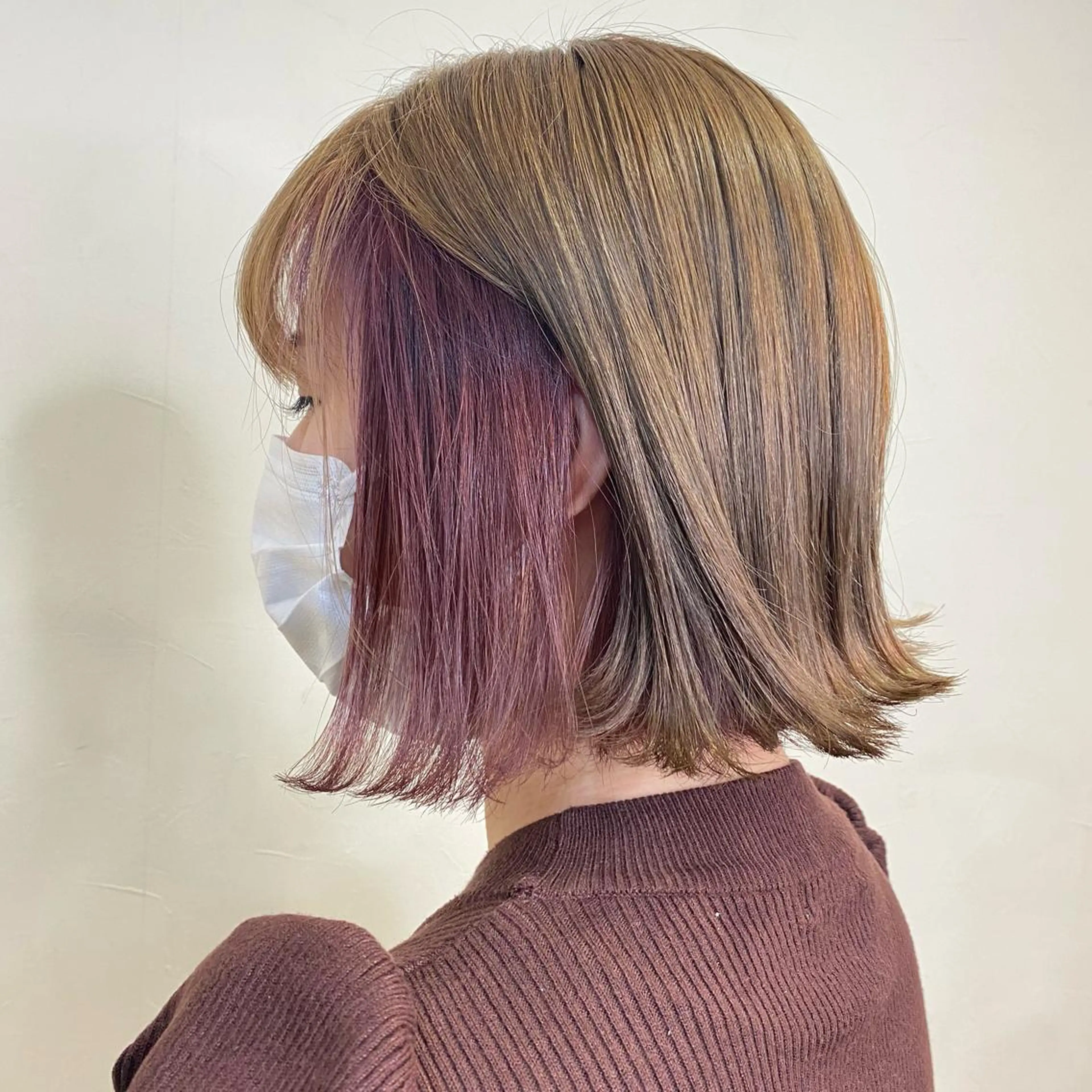 ミディアム カラー ヘアアレンジ ekolu北梅田店所属・梅田中崎町髪質改善 /オキヒロト/エコルのヘアスタイル