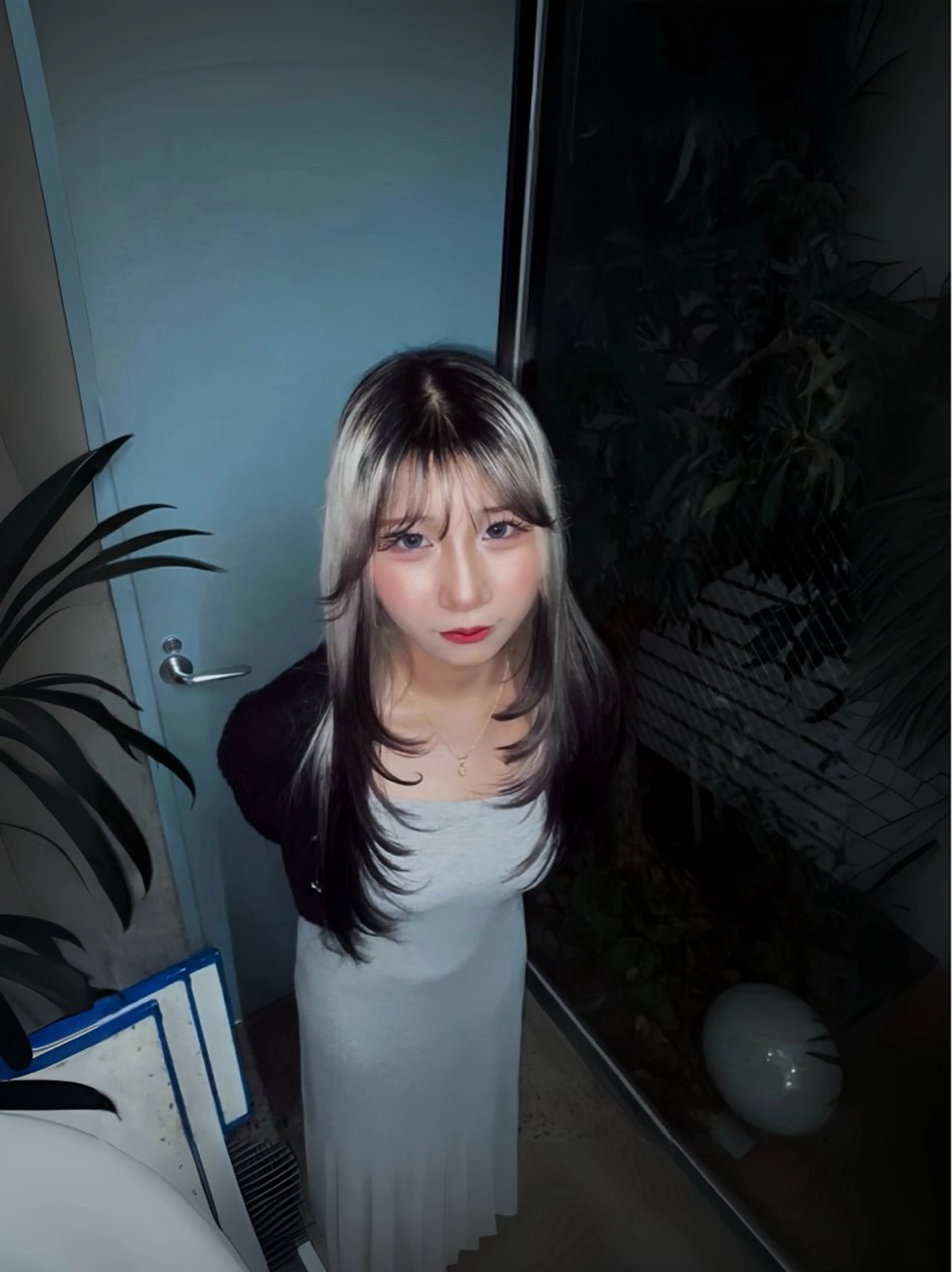 ロング ハイトーン/ブリーチ /ウルフ/しゅーたのヘアスタイル