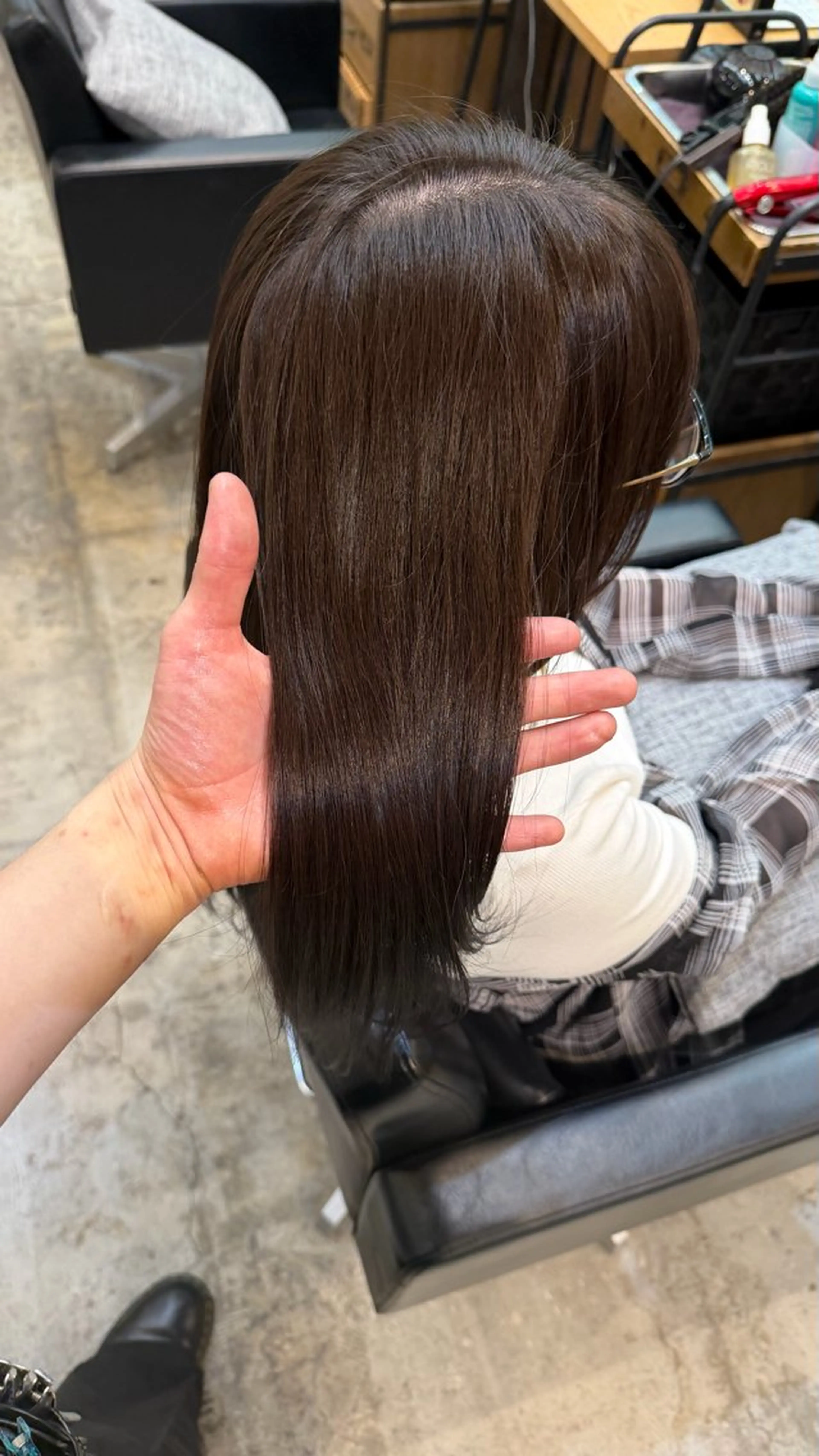 ロング ヘアカラー 透明感カラー/ 新宿駅東口/ユズキのヘアスタイル