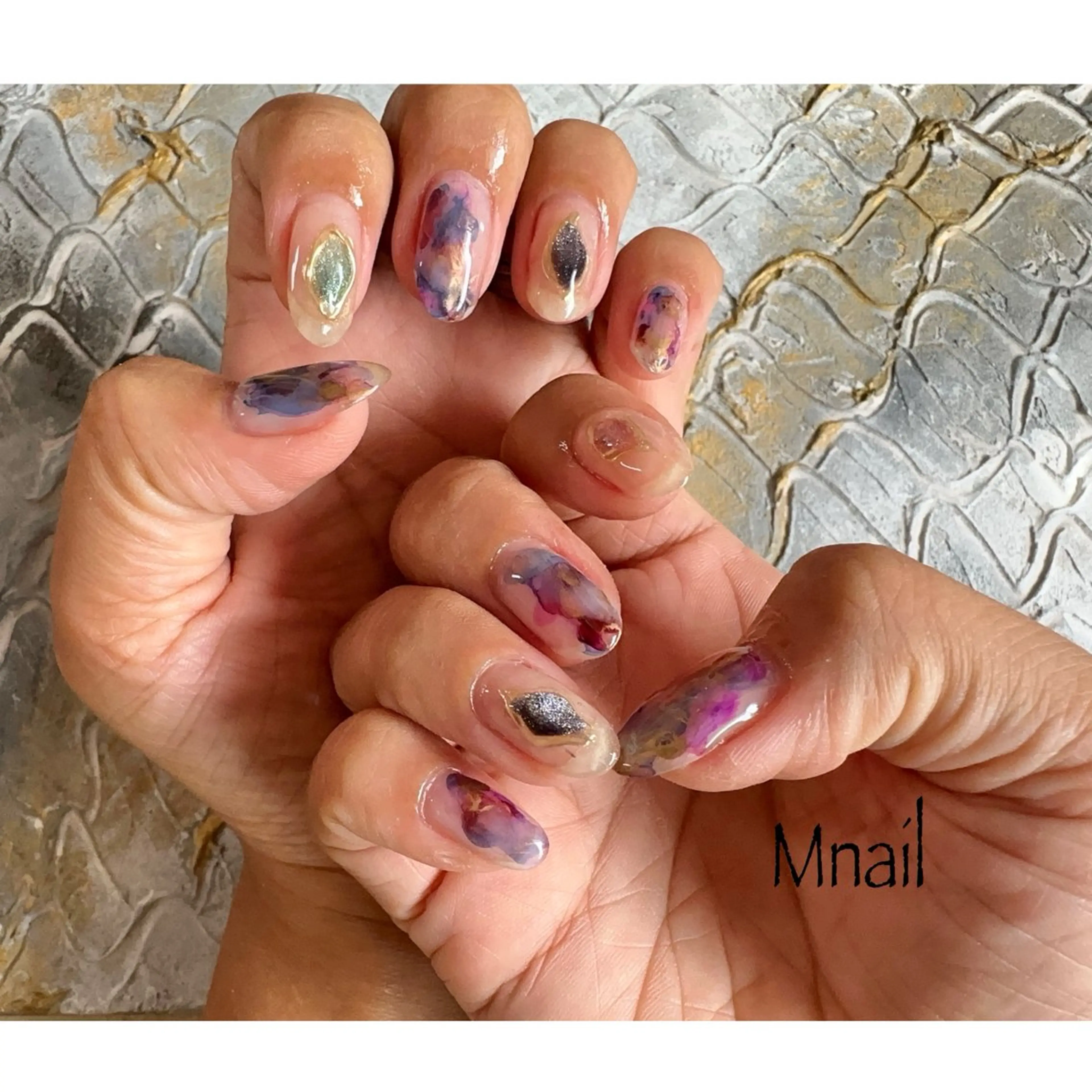 ネイル マグネットネイル Mnail ちひろのネイルデザイン