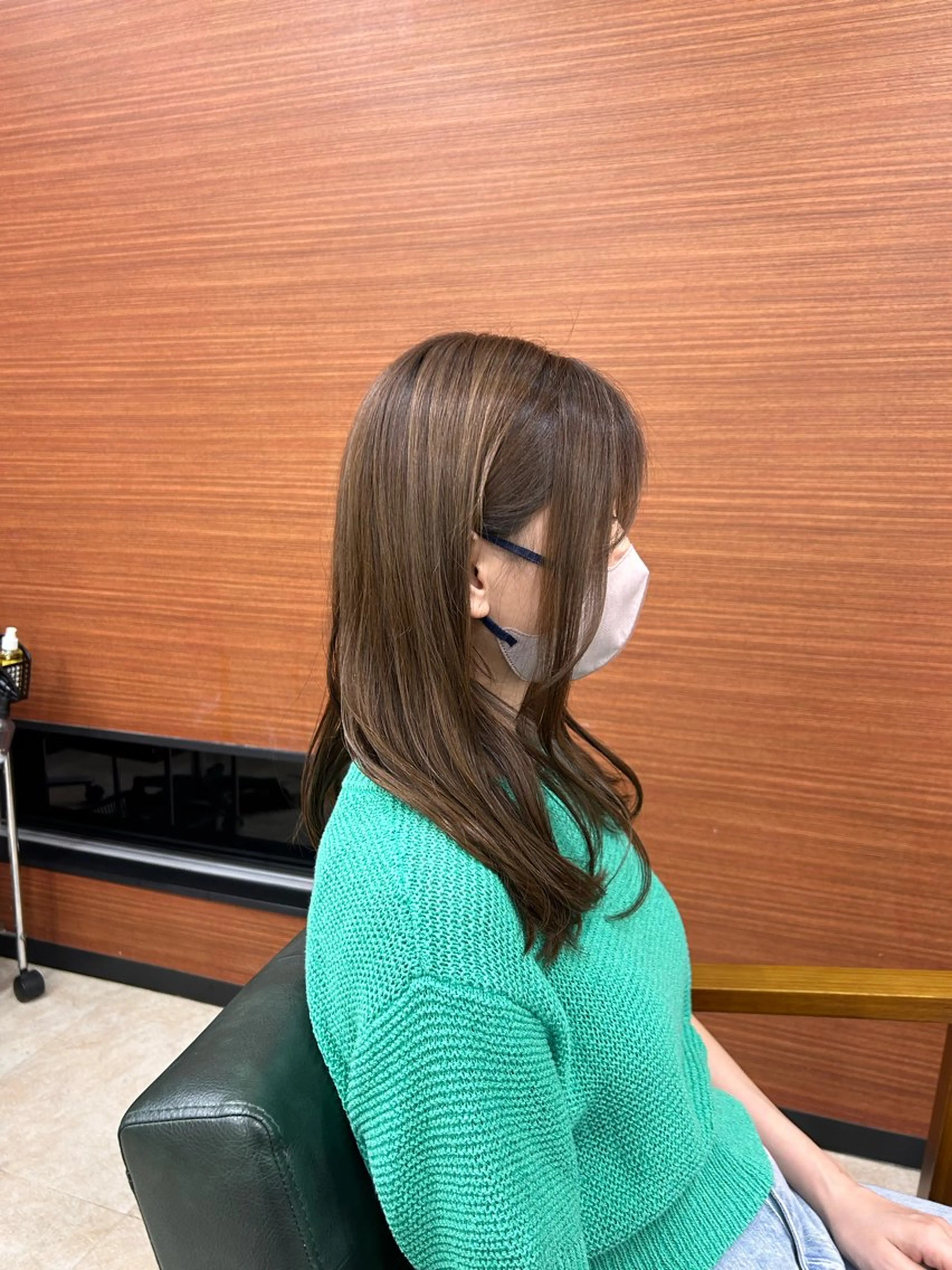 ロング カラー ブラウンカラー ナチュラルブラウン ヘアカラー 山本 あやめ子のヘアスタイル