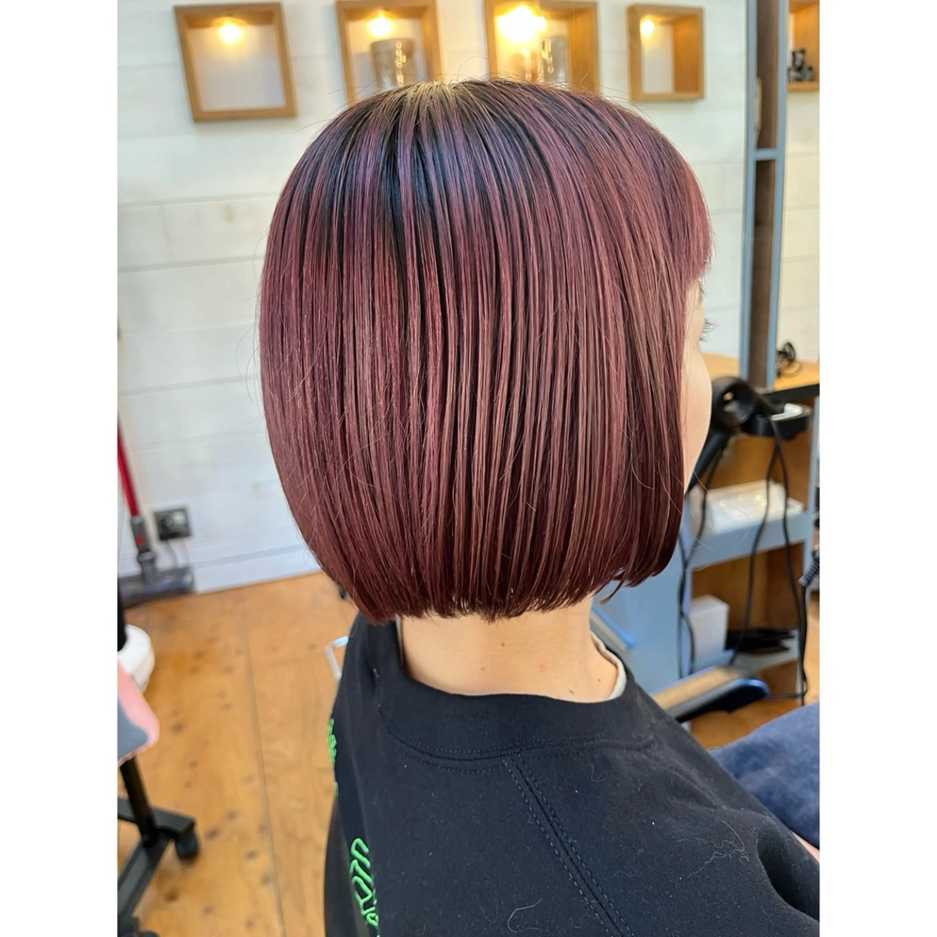 ショート カラー ブリーチ カット ヘアカラー トリートメント Lagom なかだのヘアスタイル