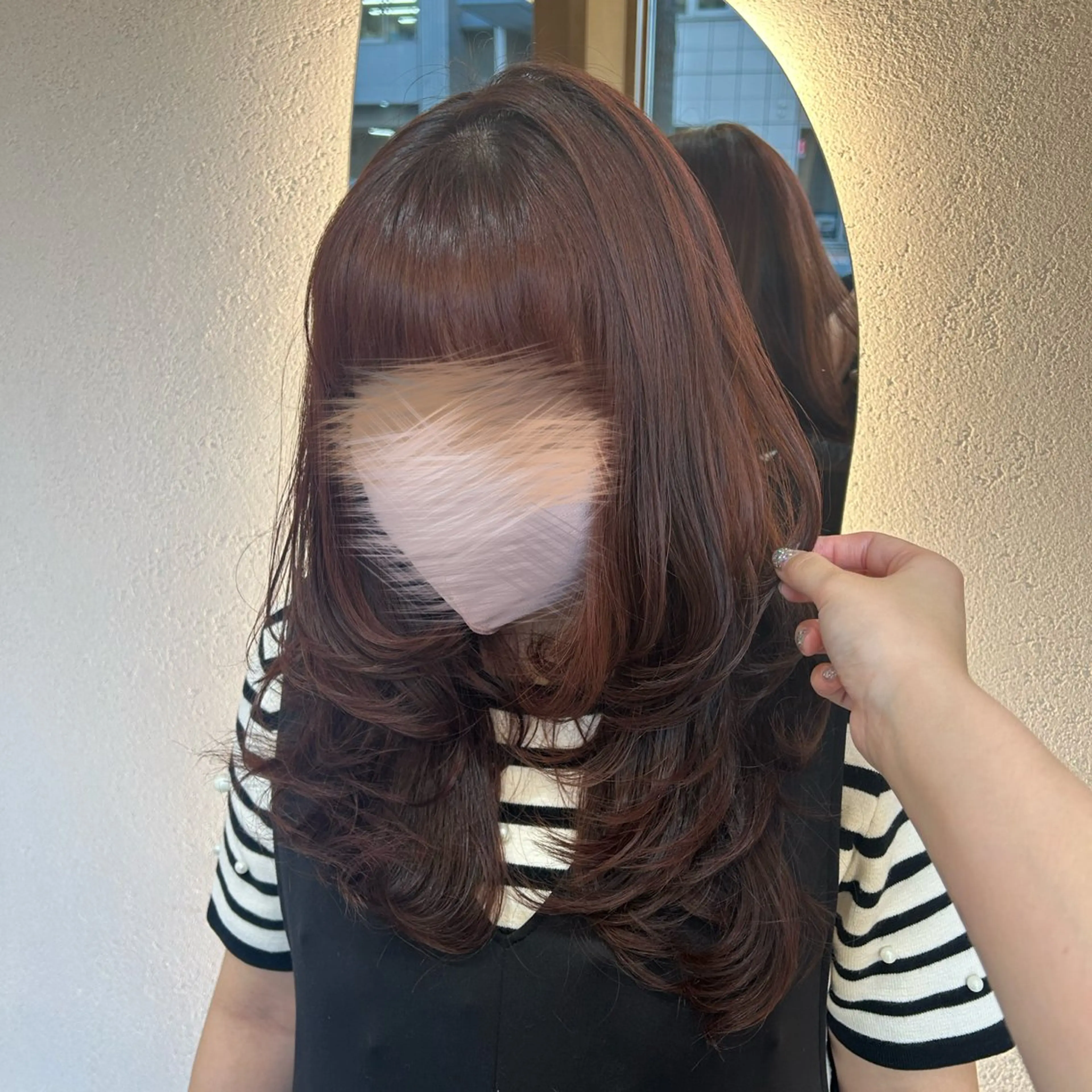 ロング カラー レイヤーカット カット ヘアカラー トリートメント レイヤー/艶髪カラー 🌷油科あい🌷のヘアスタイル
