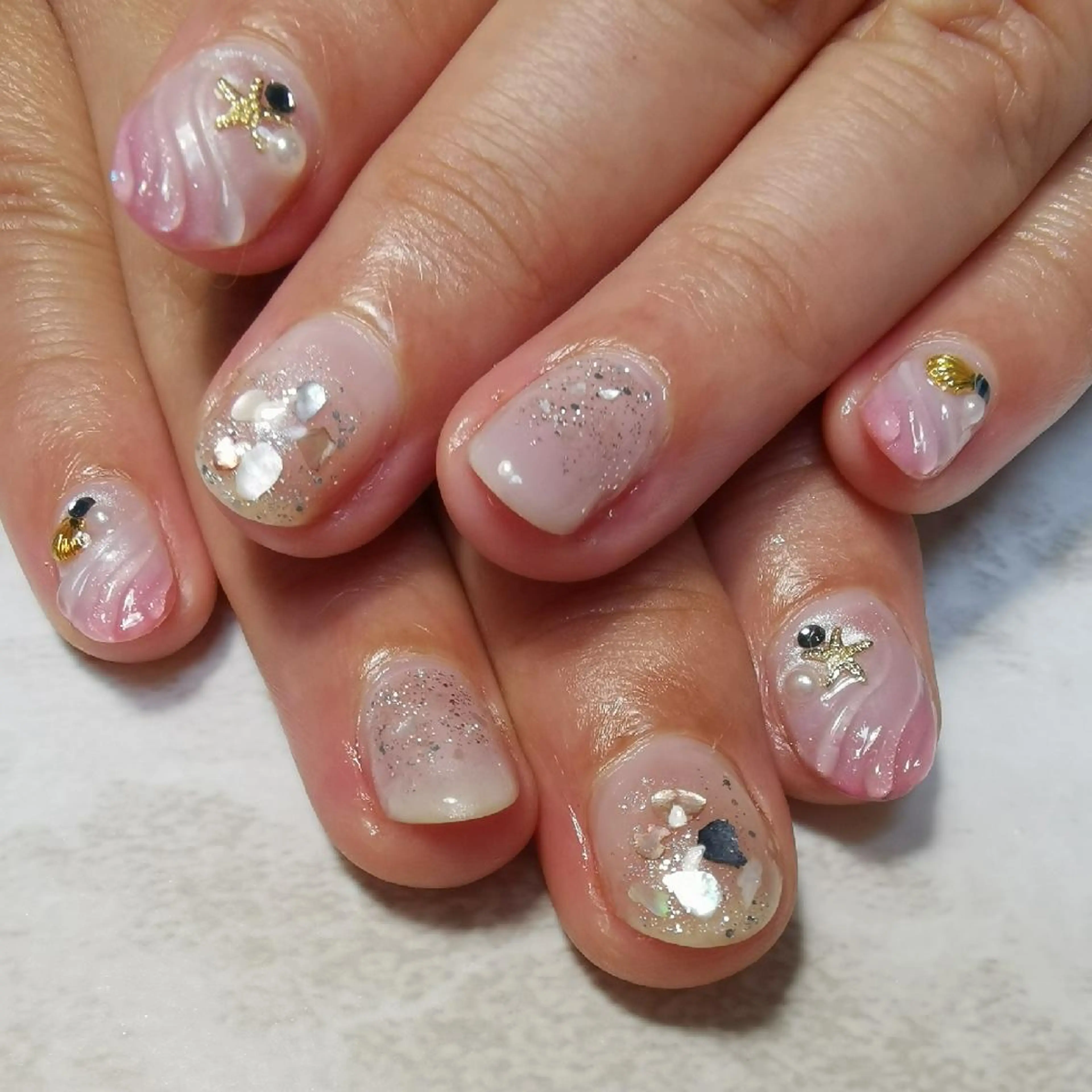 ネイル グラデーション ハンドネイル reve あやののネイルデザイン