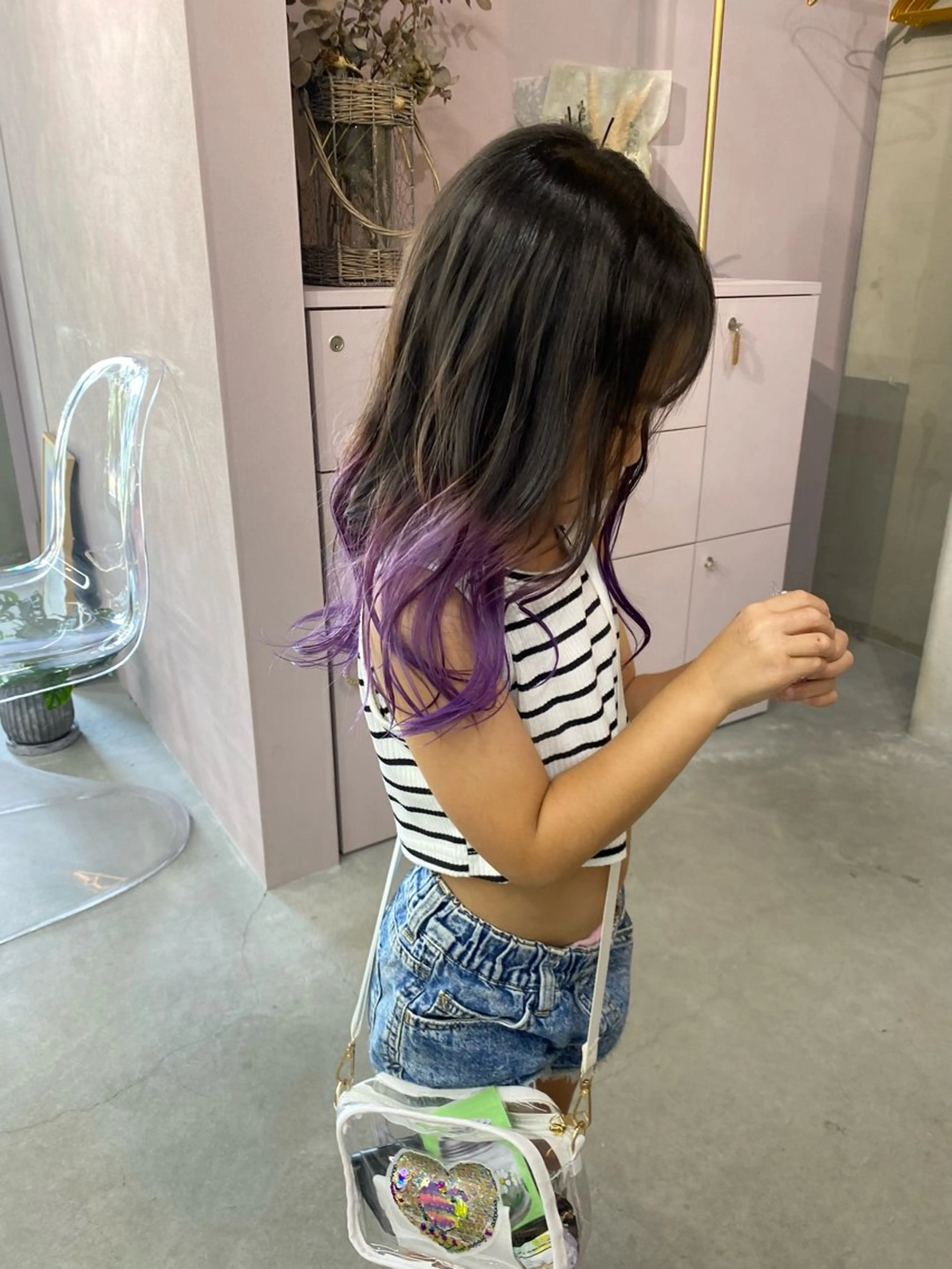 セミロング カラー ヘアカラー qulim所属・前橋 姫奈のヘアスタイル