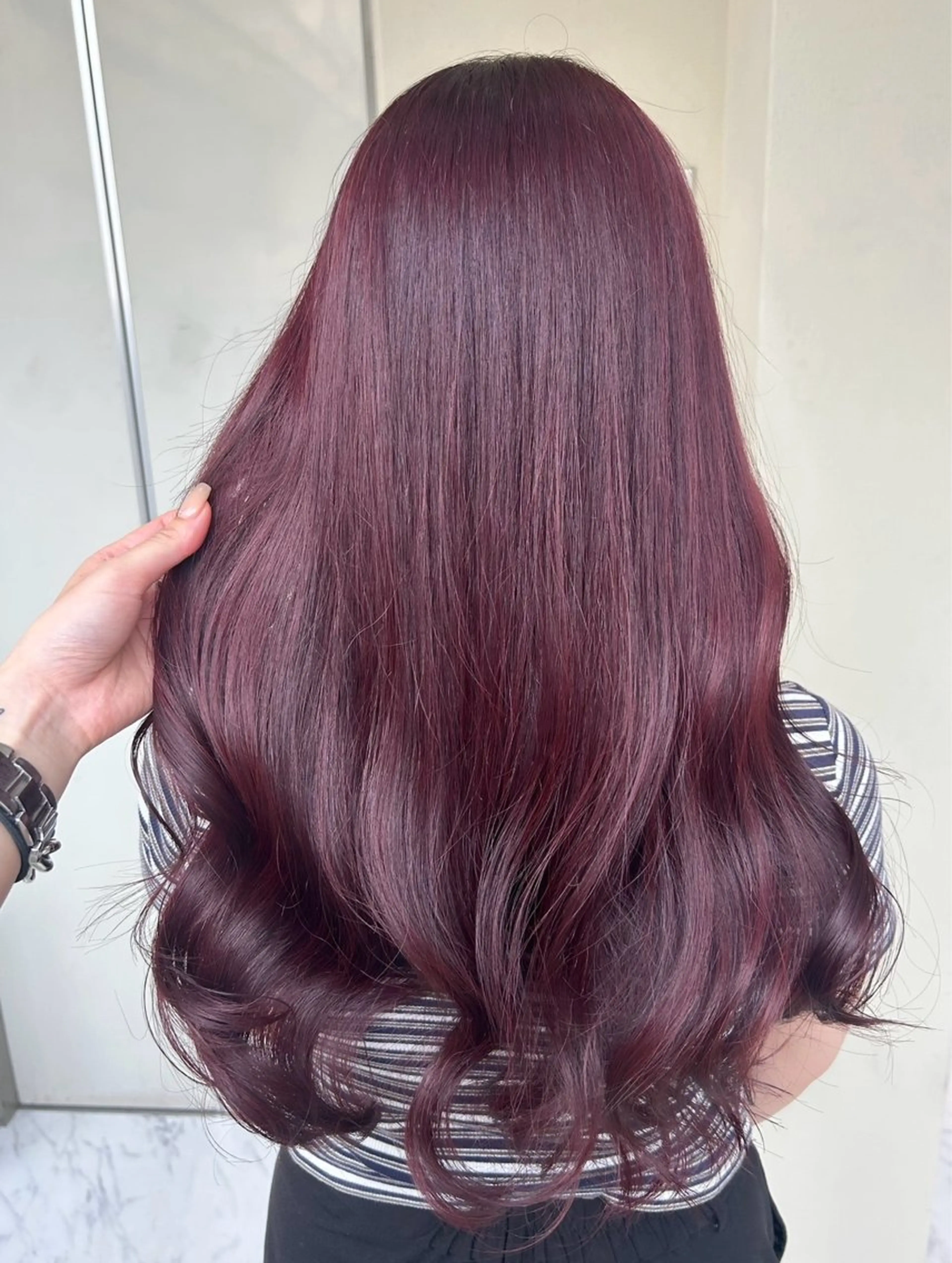 ロング カラー ハイトーン/韓国風 🤍Nacchi🐈のマツエク・マツパデザイン