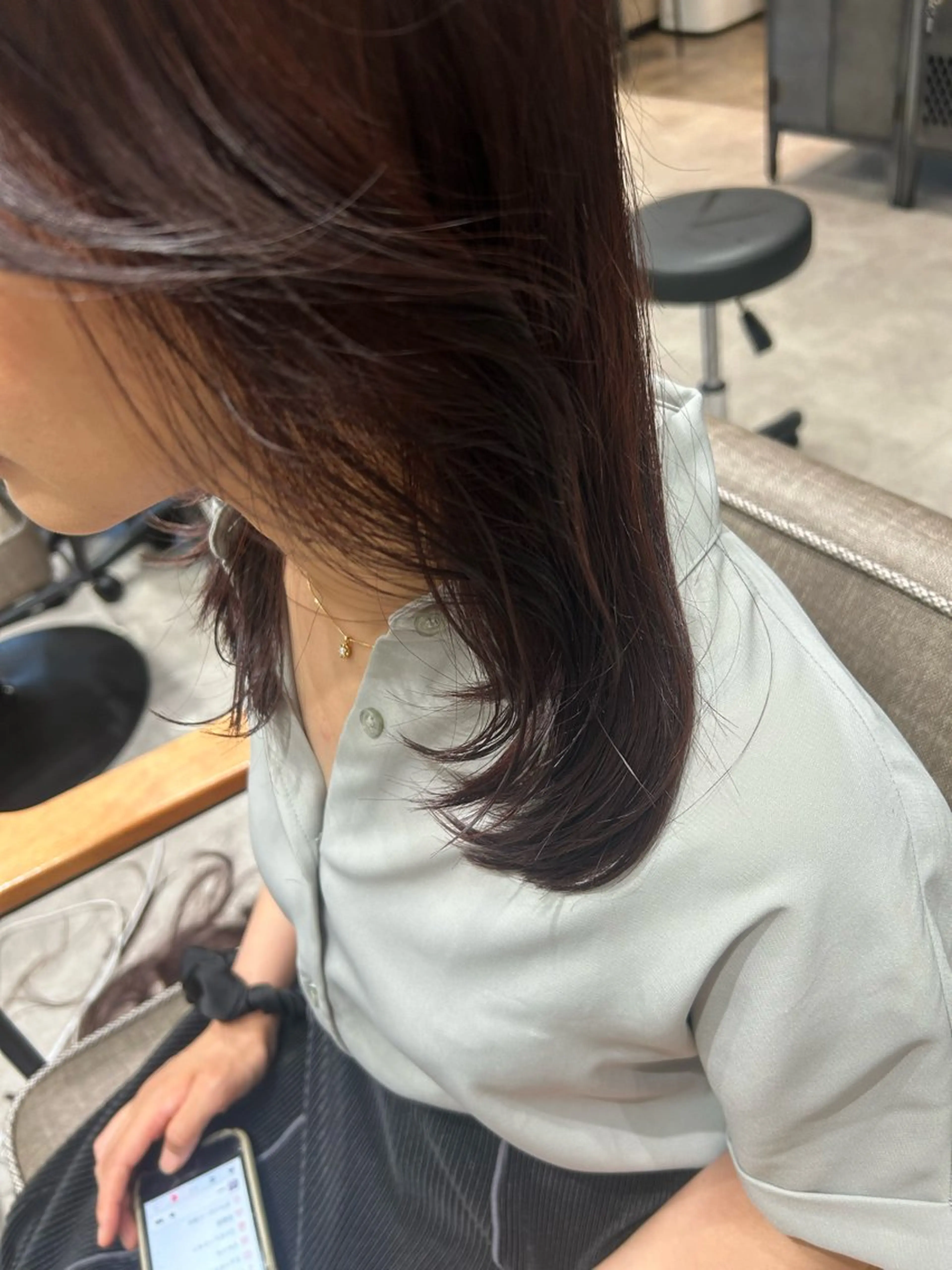 ミディアム レイヤー/韓国/ ハッシュ/高田翼のヘアスタイル