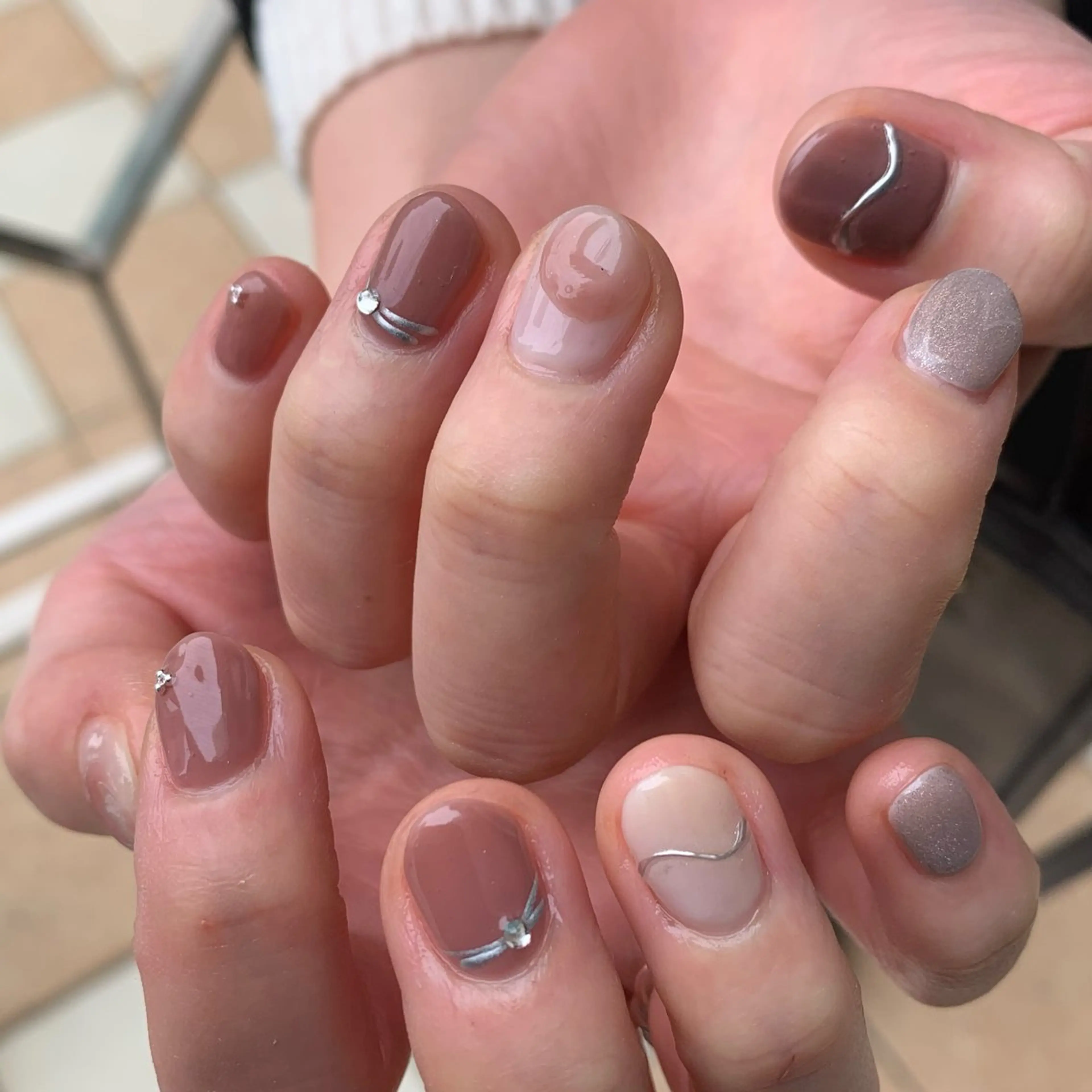 ネイル ジェルネイル パラジェル YUKIMO🍎名駅 /ニュアンスのネイルデザイン