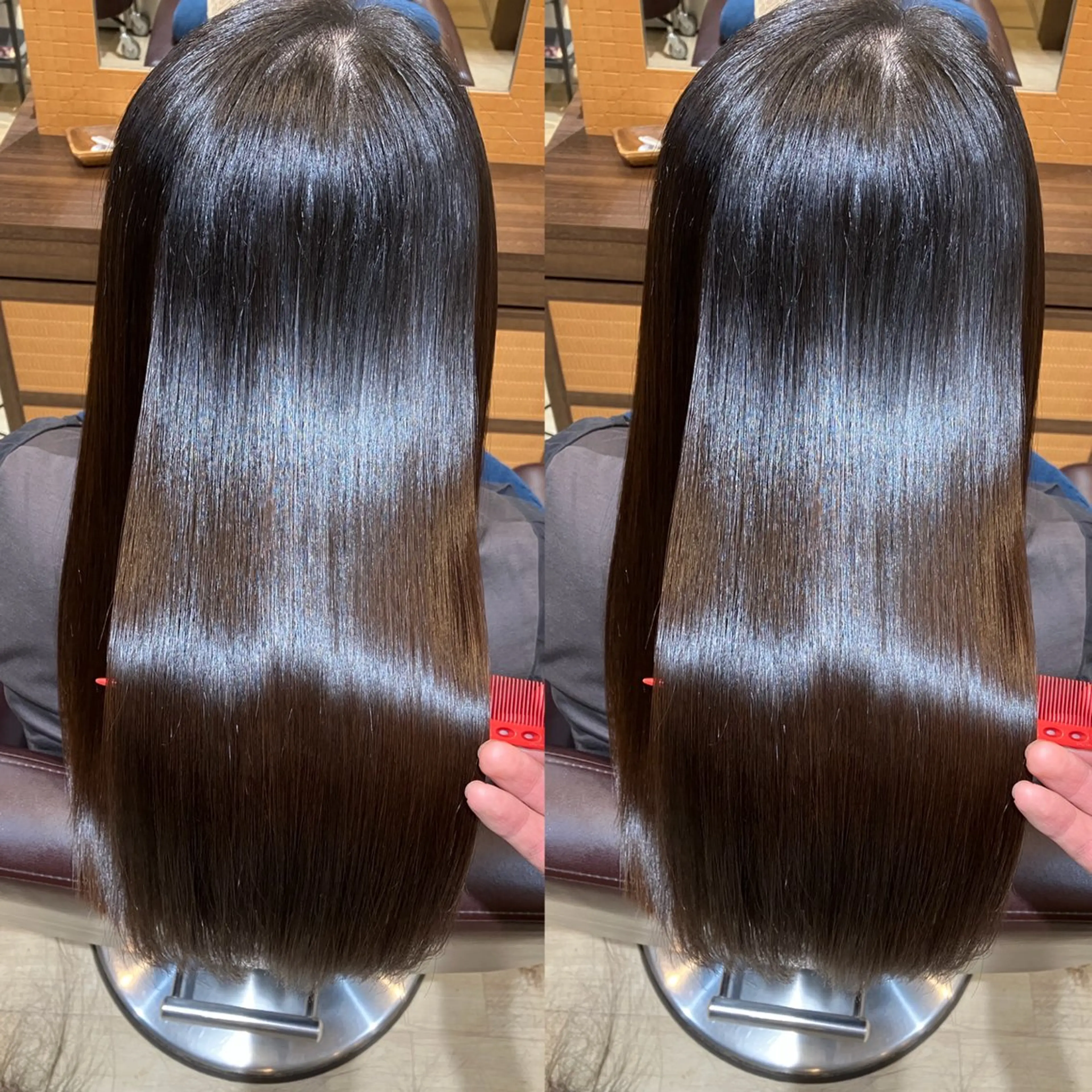 セミロング カラー キッズ ヘアカラー トリートメント 🍀髪質改善、カラー TAICHI🍀のヘアスタイル