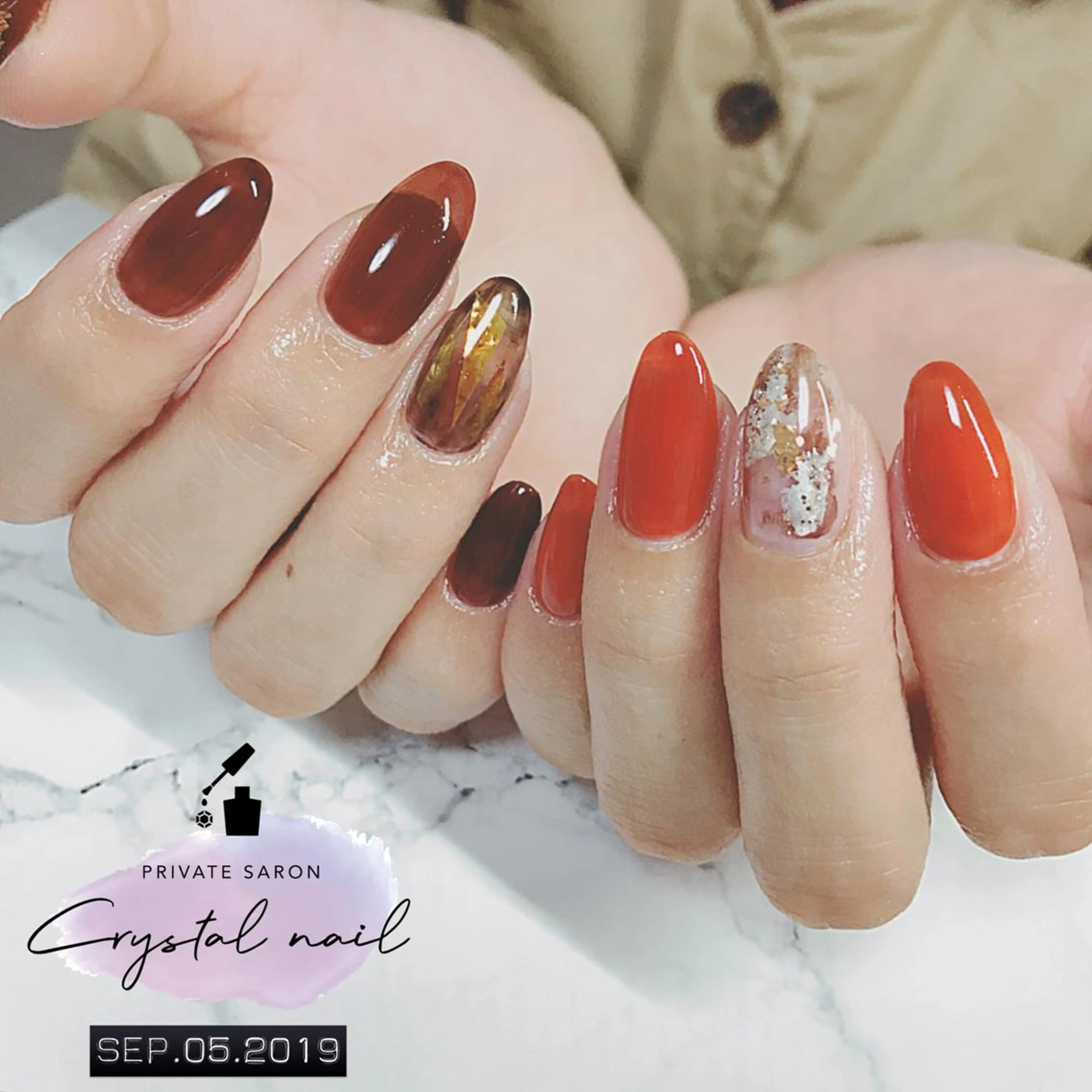 ネイル ニュアンスネイル ハンドネイル SCENERY NAILのネイルデザイン
