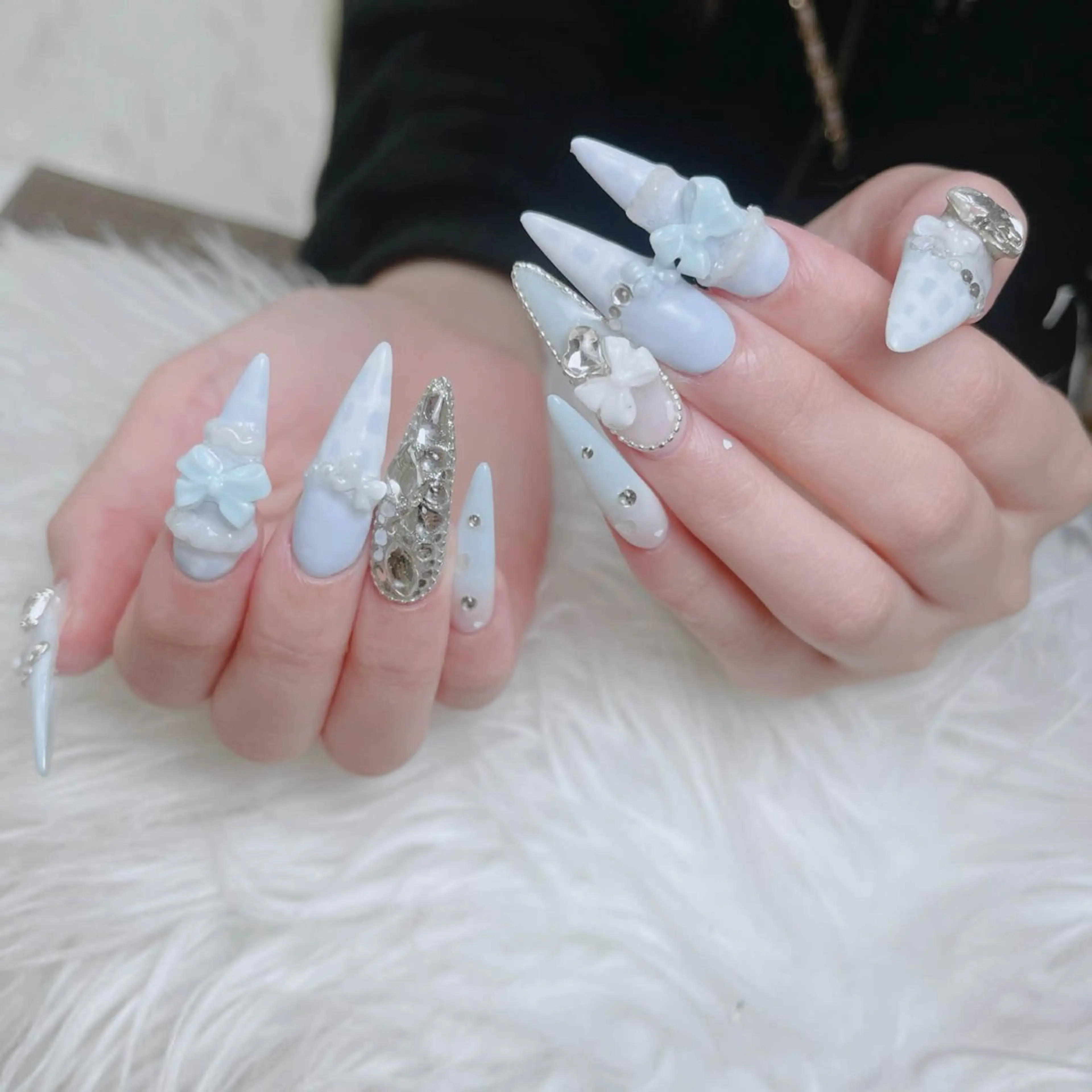 ネイル アートネイル 韓国ネイル 持ち込み ワンホンネイル ハンドネイル Lenie Nail Salonのネイルデザイン