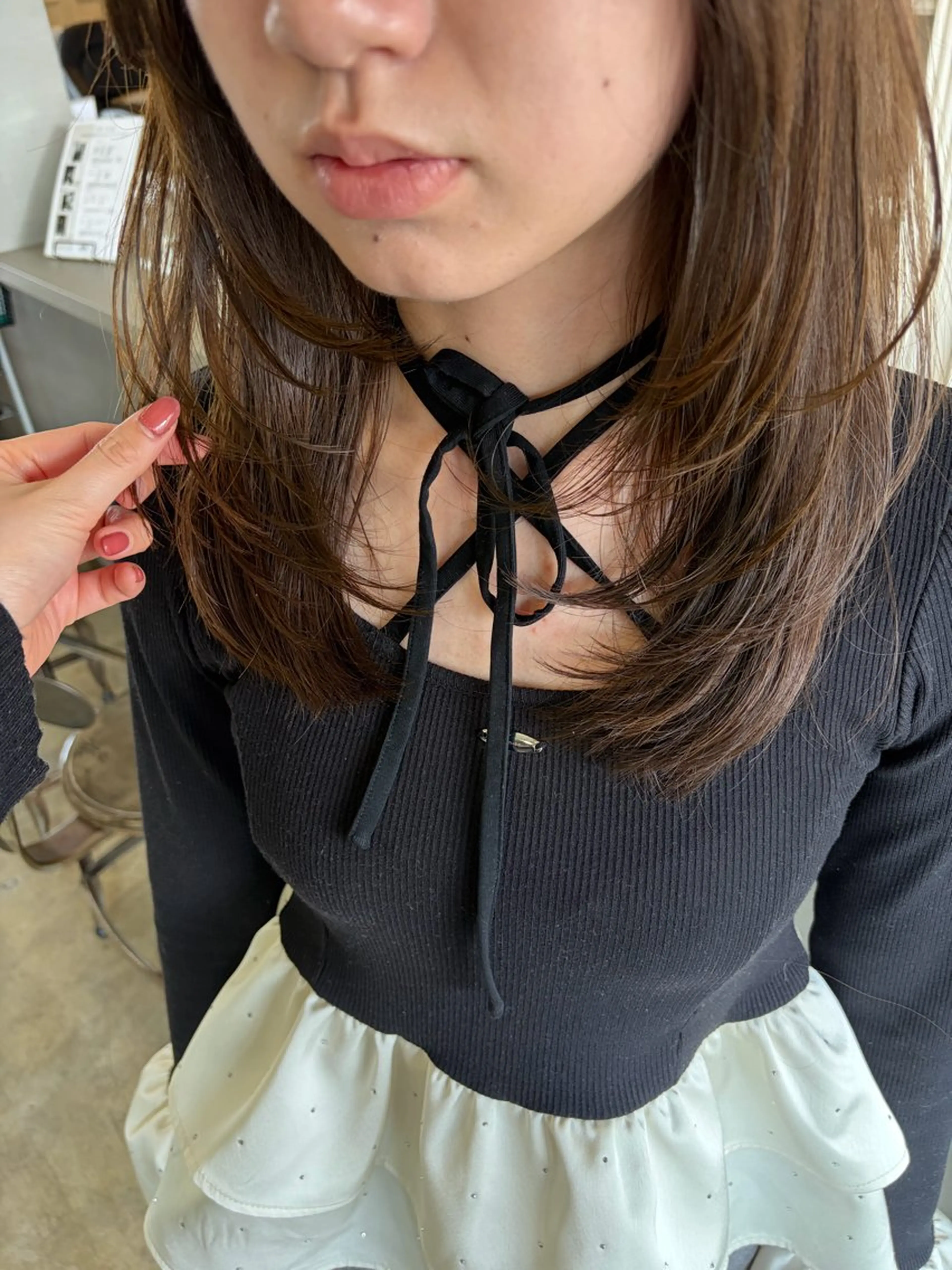 セミロング カラー カット ヘアカラー トリートメント 髪質改善特化🥣🫧 天神美容室のヘアスタイル