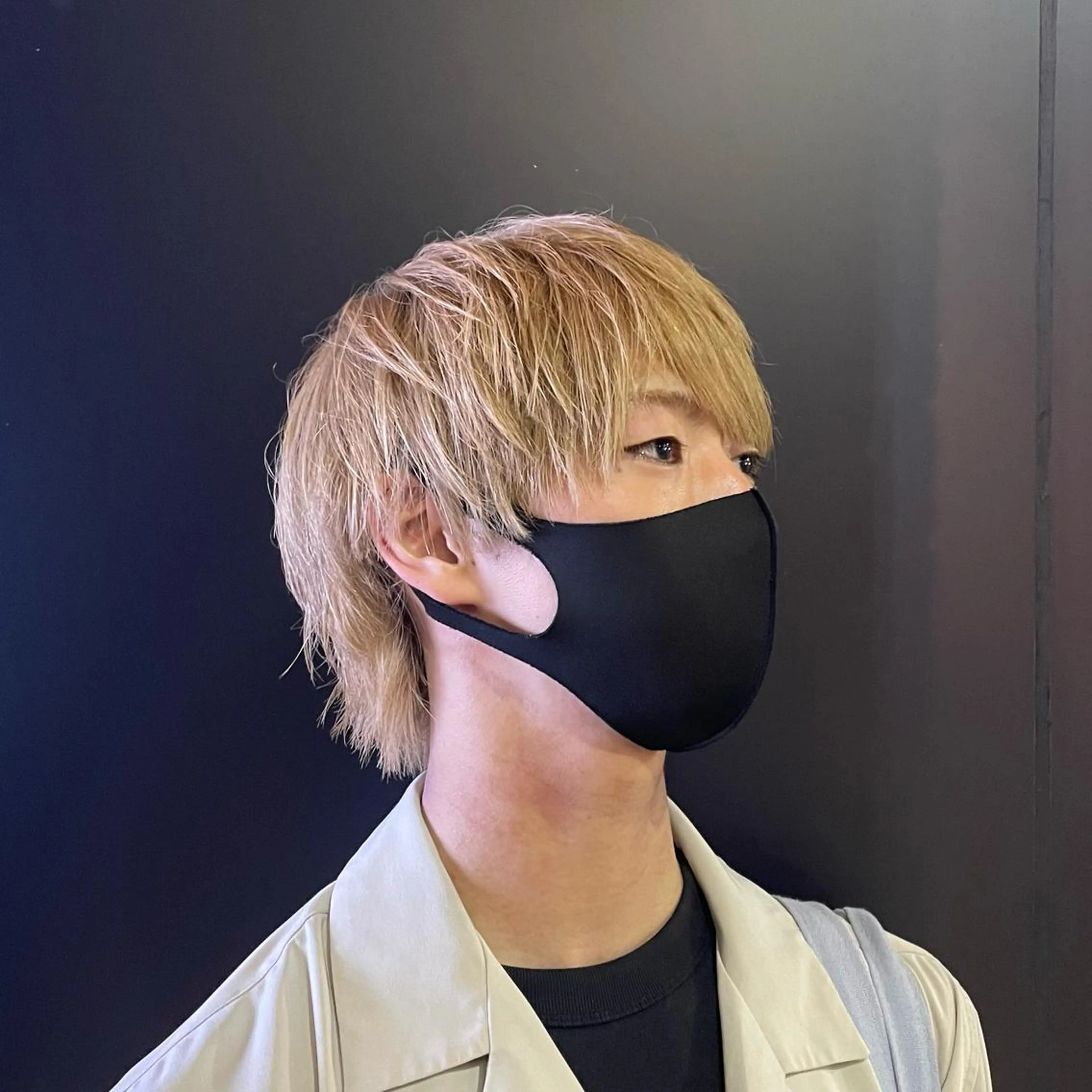 ショート カラー メンズ ブロンド 【柏メンズパーマ職人 】店長　KAZUMAのヘアスタイル