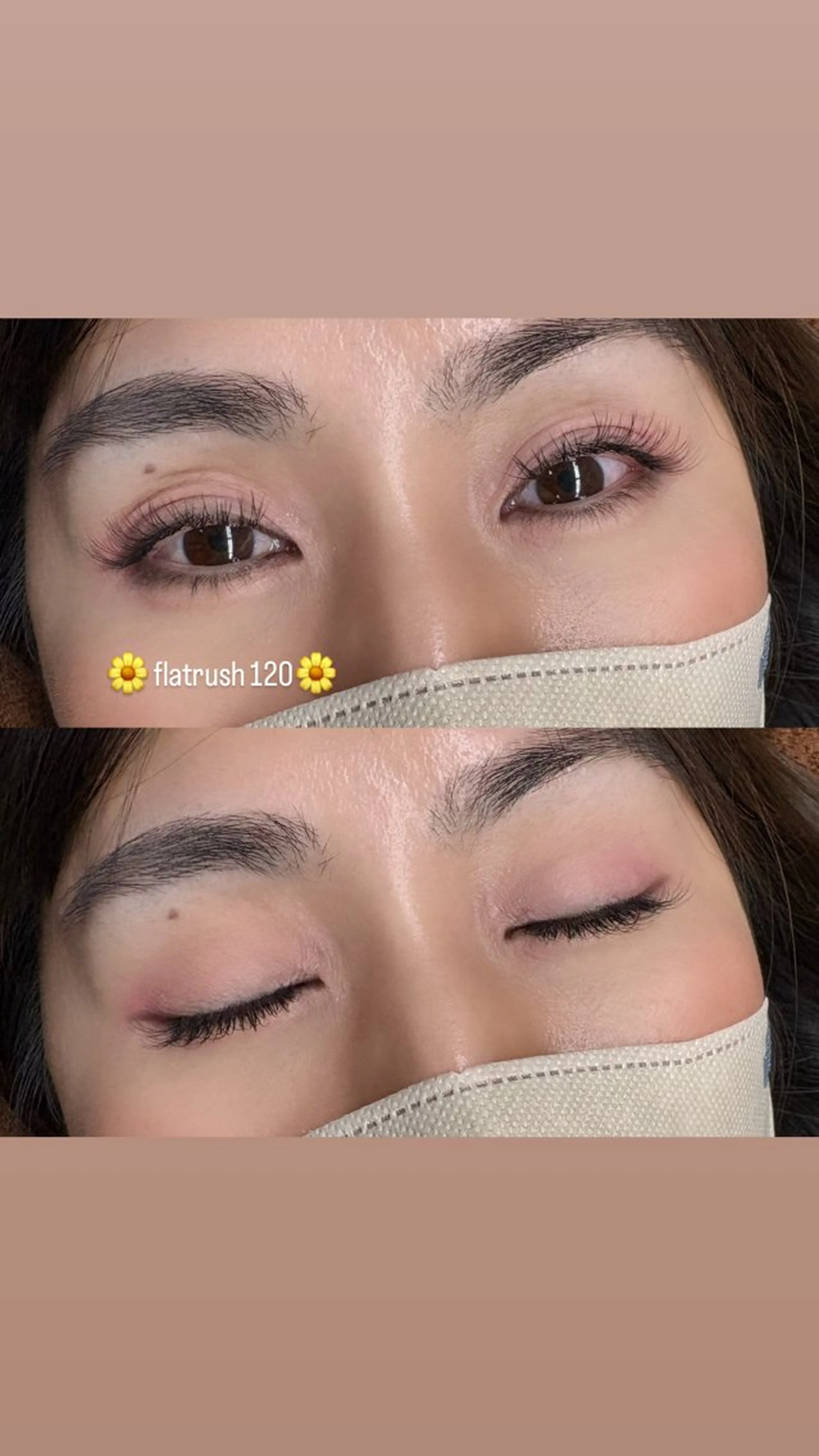 マツエク・マツパ Cカール フラットラッシュ ナチュラル ‪Serina‪‪ 清水‪‪❤︎‬のマツエク・マツパデザイン