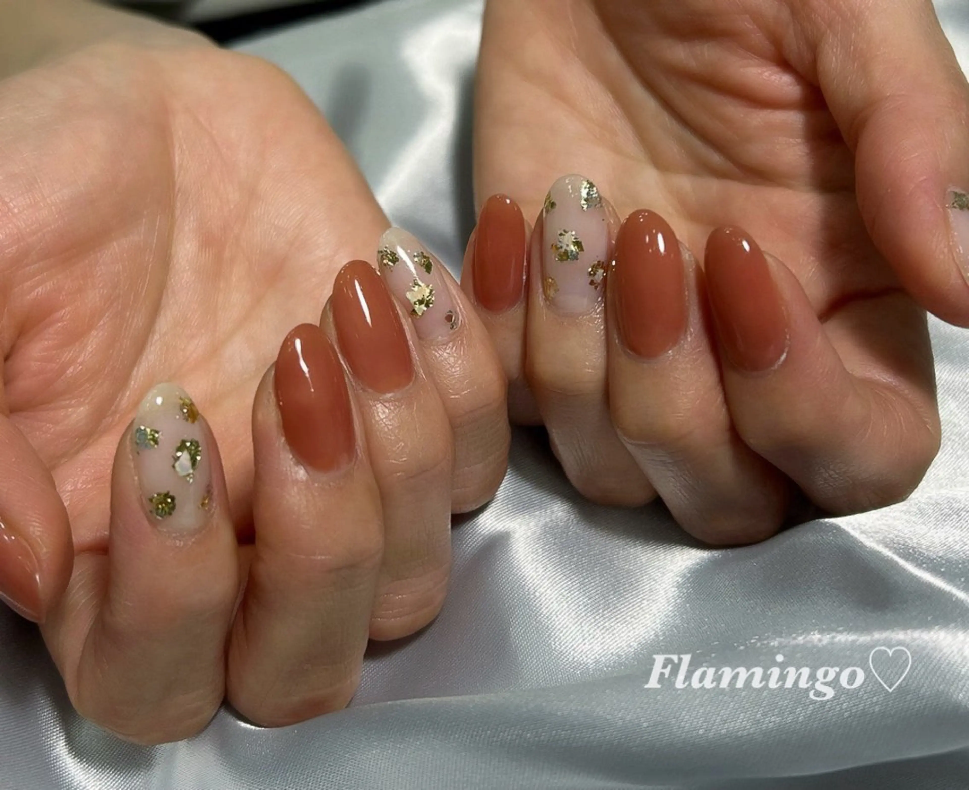 ネイル カジュアル ワンカラーネイル シンプルネイル ハンドネイル フィルイン／自爪育成 ／爪に優しい施術のネイルデザイン