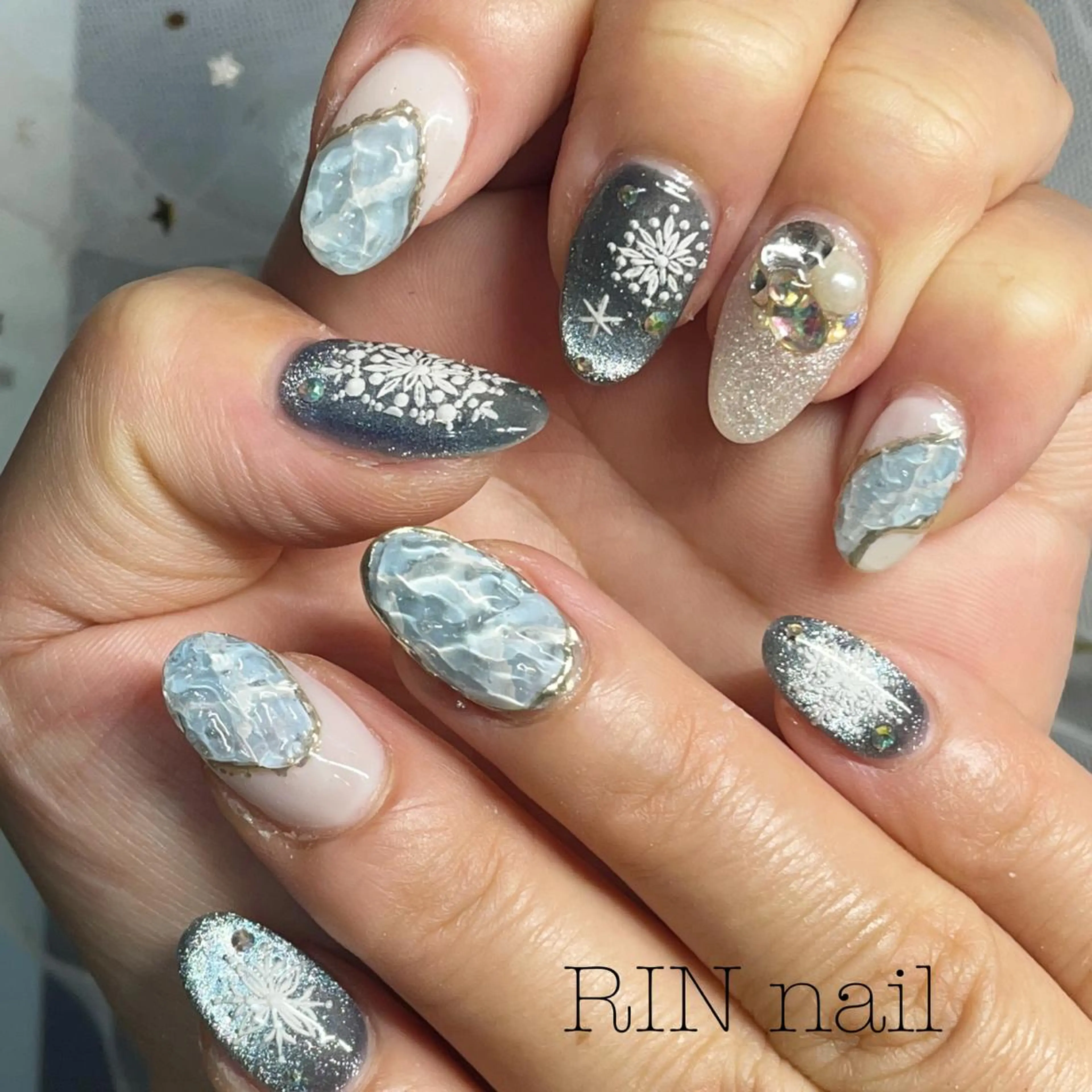 ネイル ハンドネイル ハンドケア RIN HOMEnailのネイルデザイン