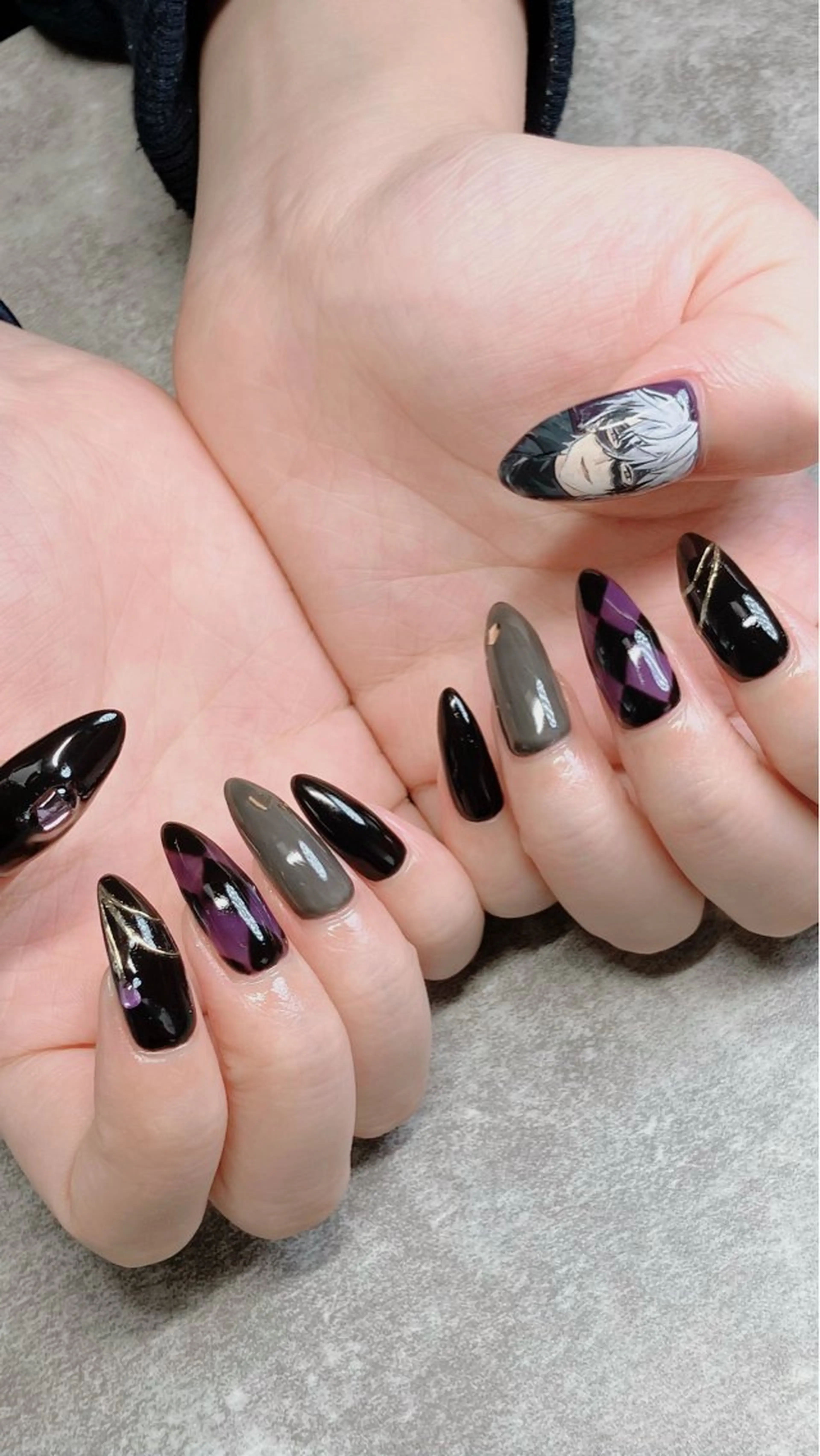 ネイル ハンドネイル ハンドケア shino🌟 痛ネイルのネイルデザイン