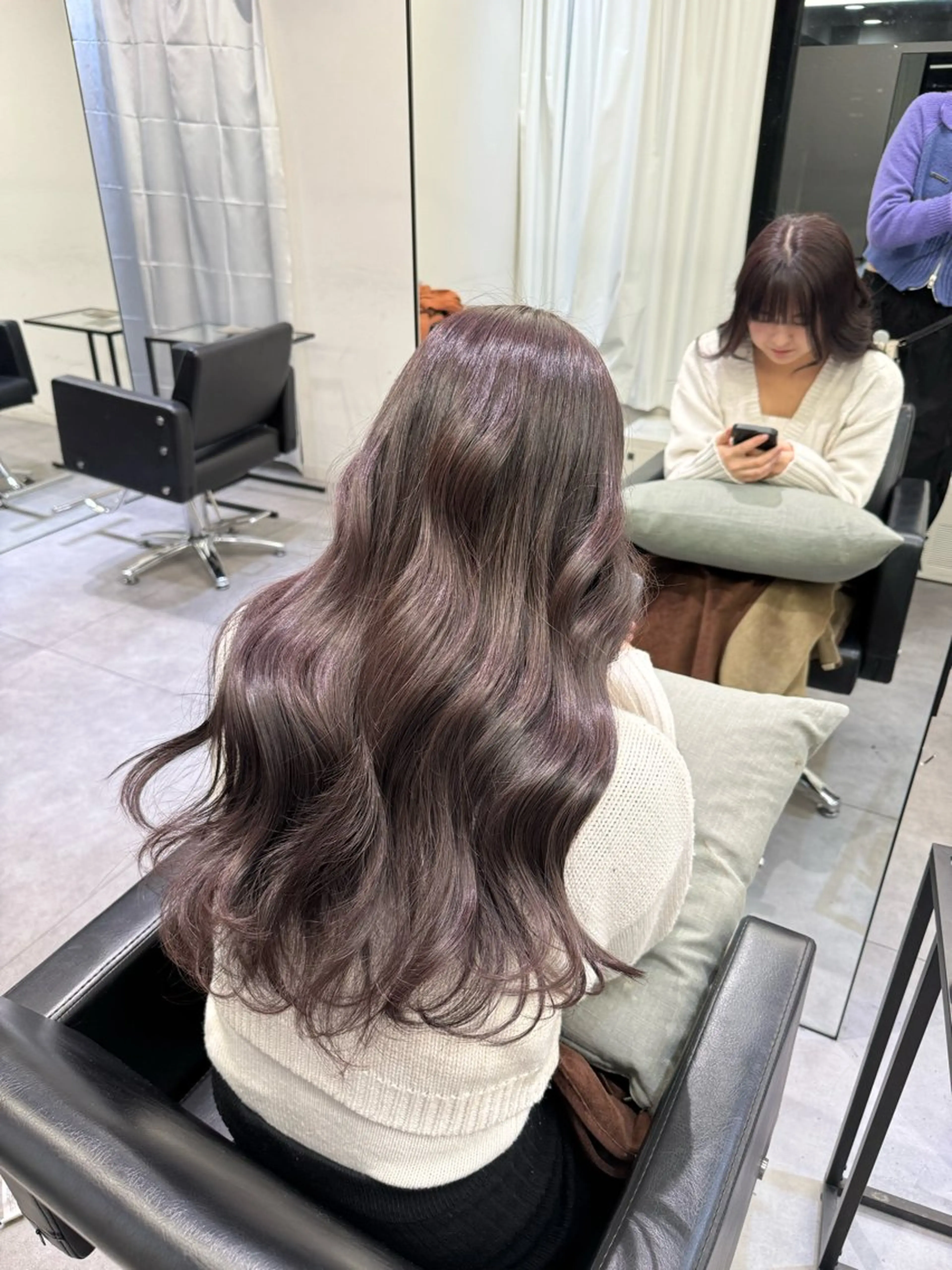 ロング カラー AHNKISM所属・レイヤーカット💎 髪質改善のヘアスタイル