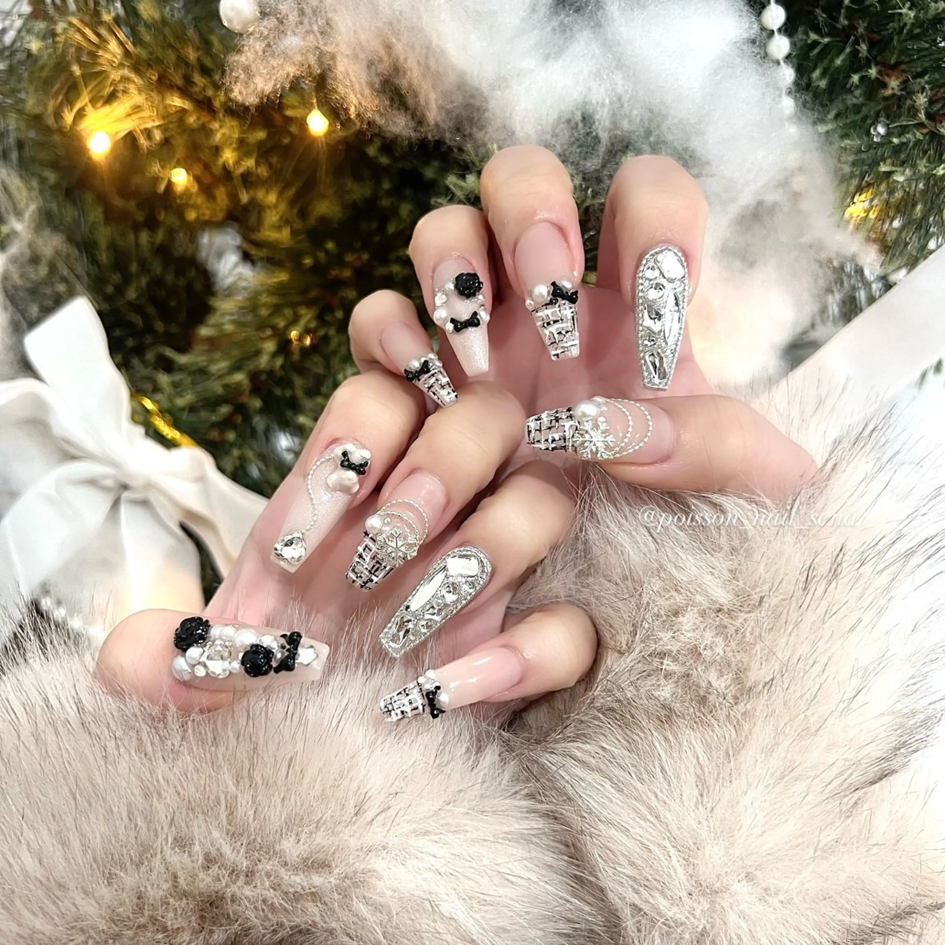 ネイル SENA/ロング/ ギャル/ワンホンのネイルデザイン