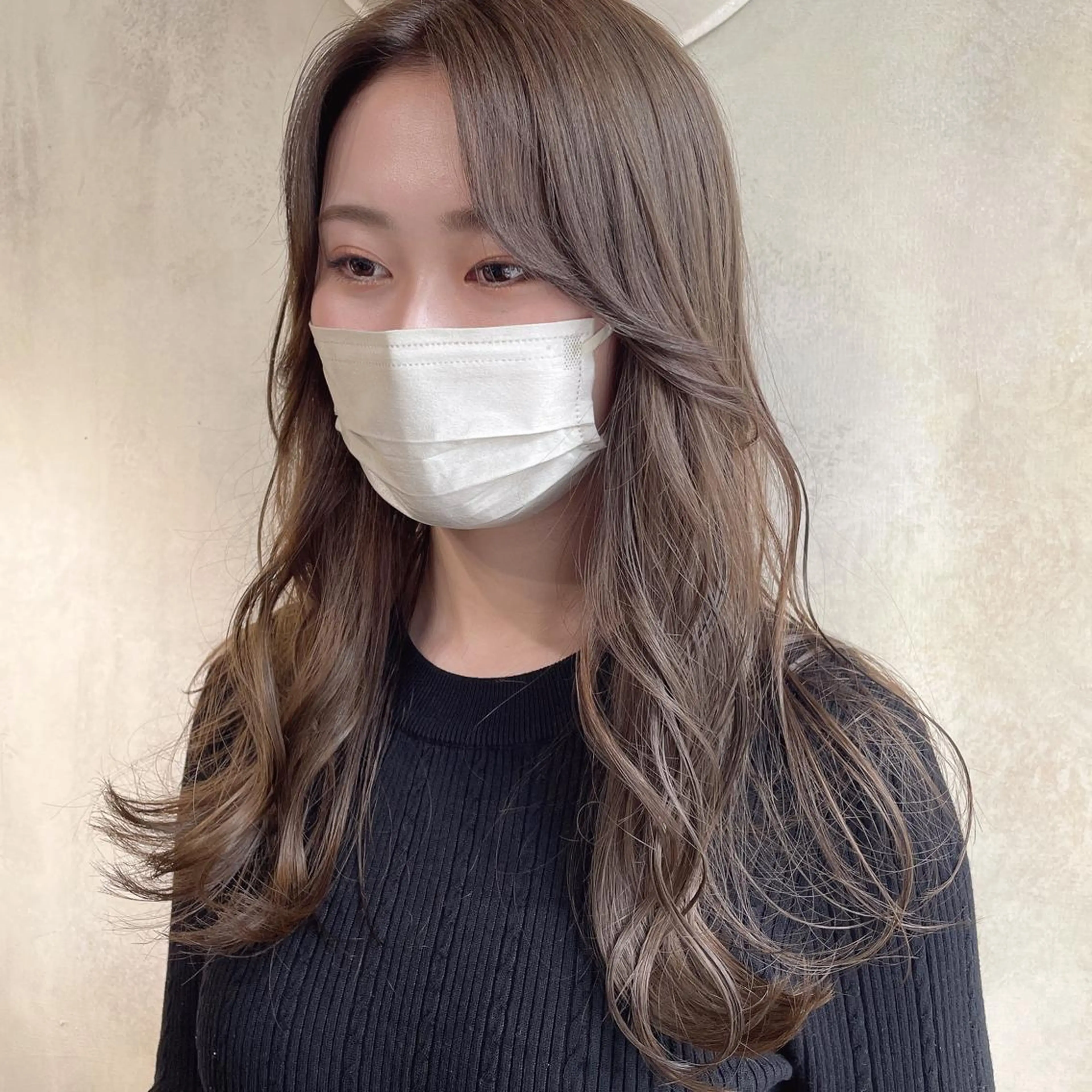 ロング カラー ヘアカラー 梅田美容室 山崎海波のヘアスタイル