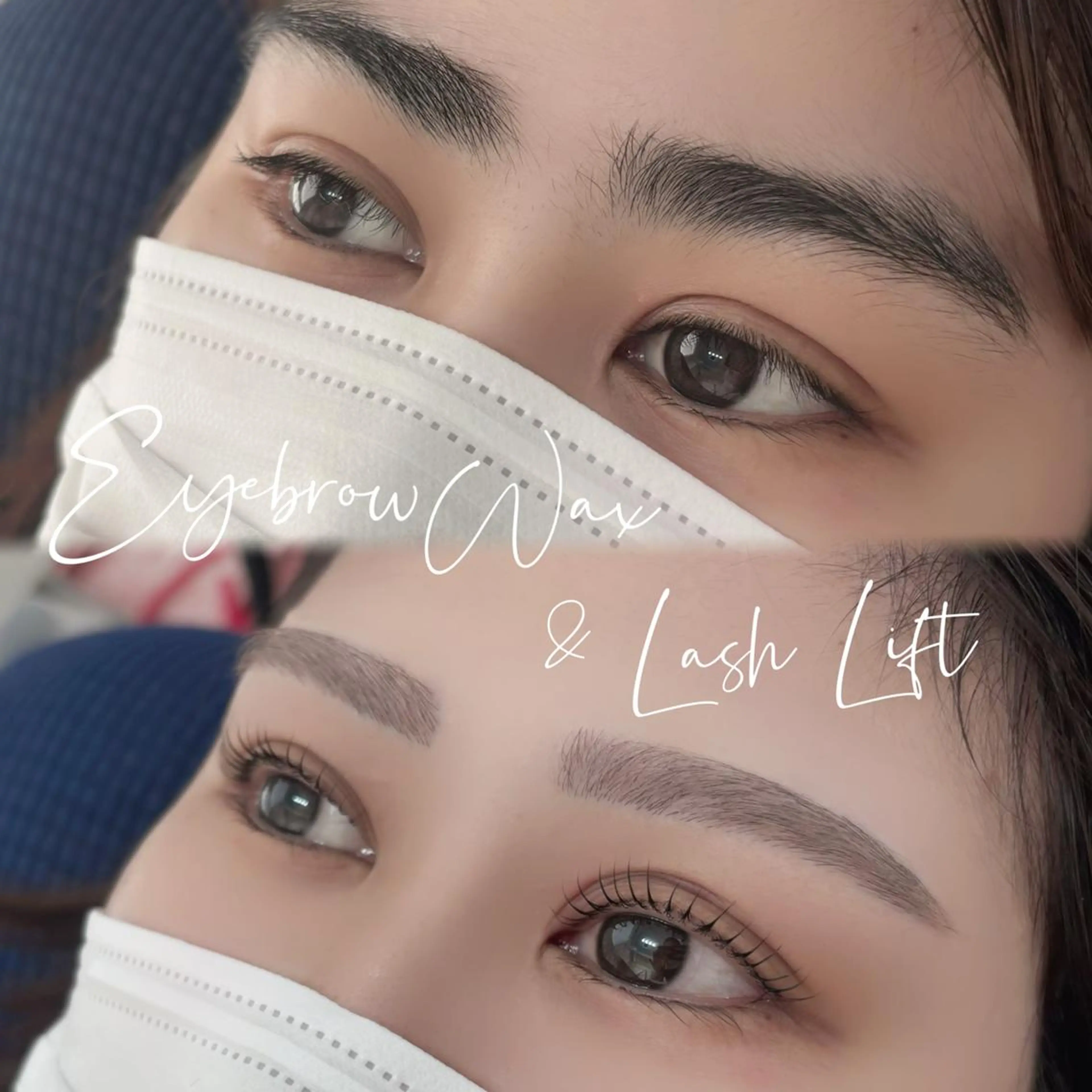 【 NEW/眉毛スタイリング 】アイブロウWAXスタイリング+まつげパーマ¥8000+指名料¥300 ※オフ不可※の写真