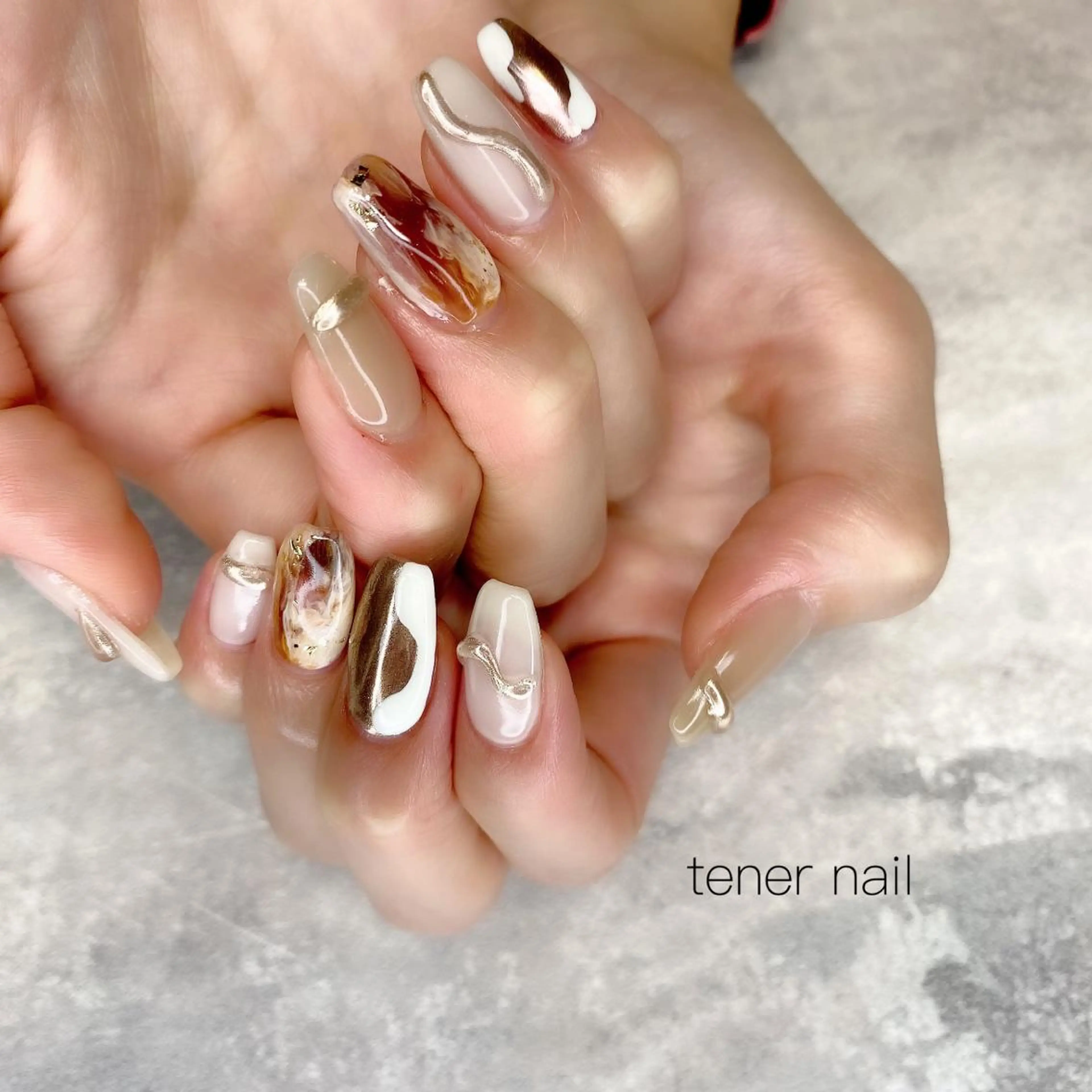 ネイル ニュアンスネイル テネルネイル tener nailのネイルデザイン