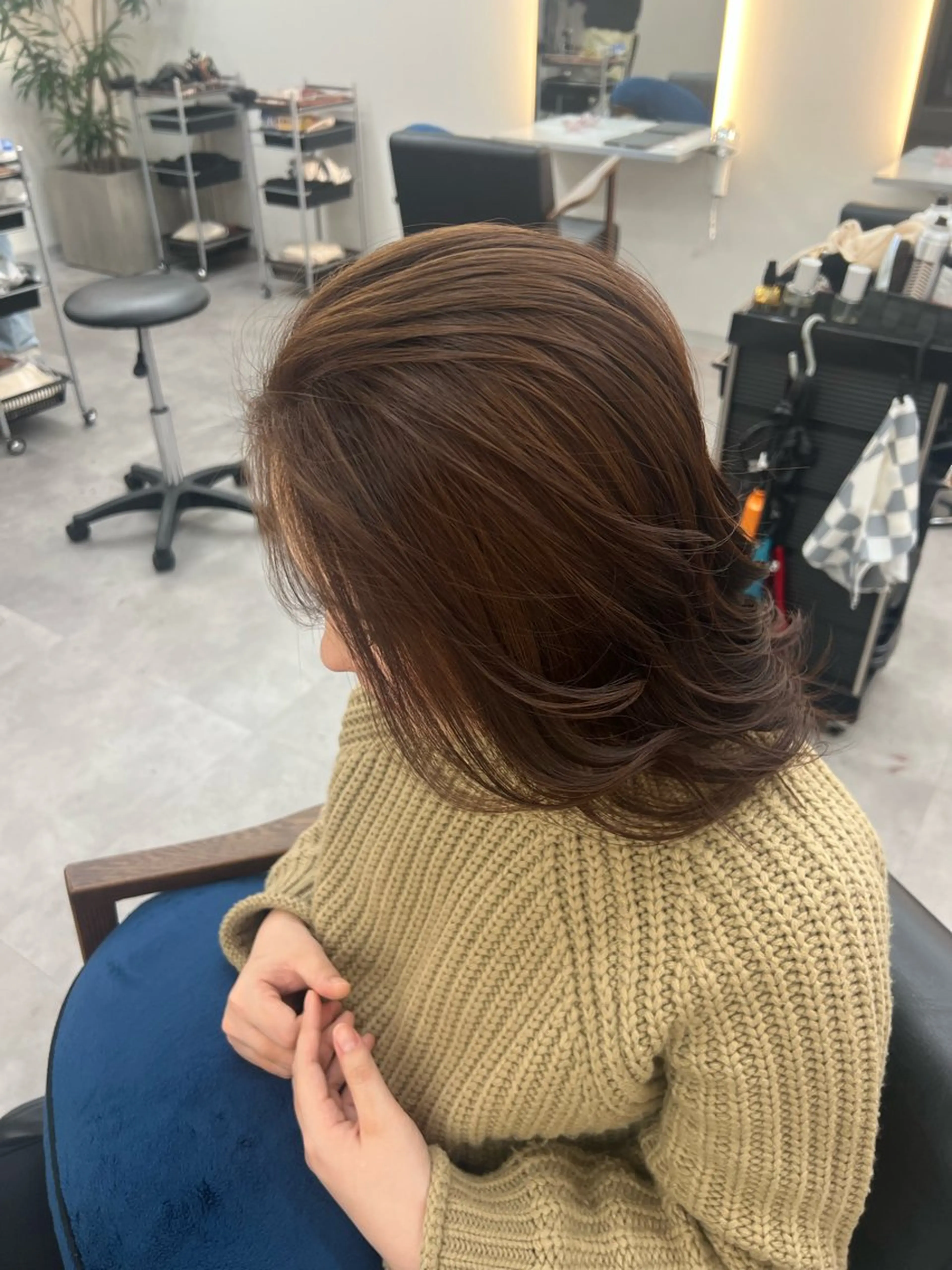 セミロング RIENS xrea 髪質改善 /ななみのヘアスタイル