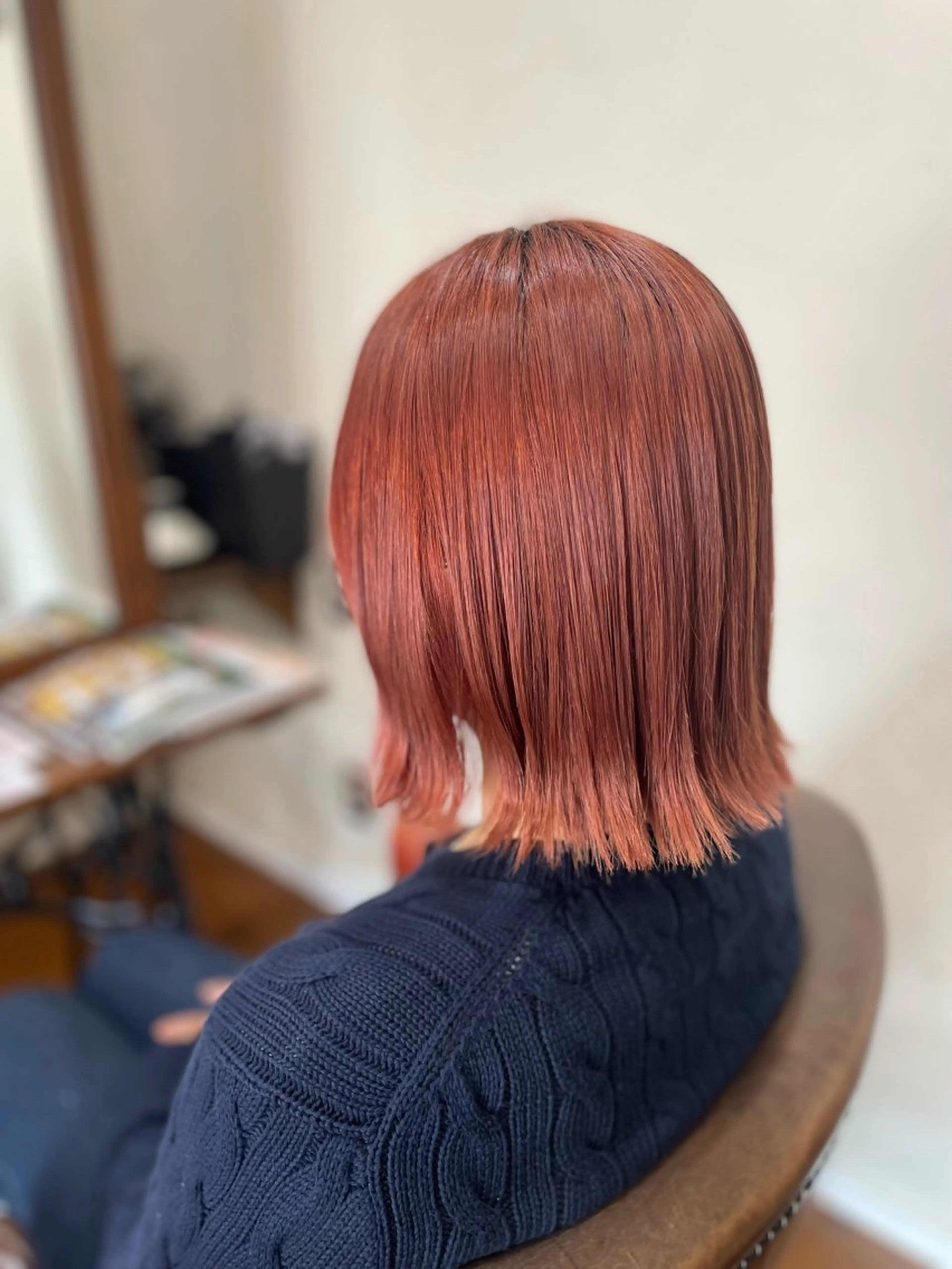 ミディアム カラー ボブ 外ハネヘア 恩藤(おんどう) かおるのヘアスタイル