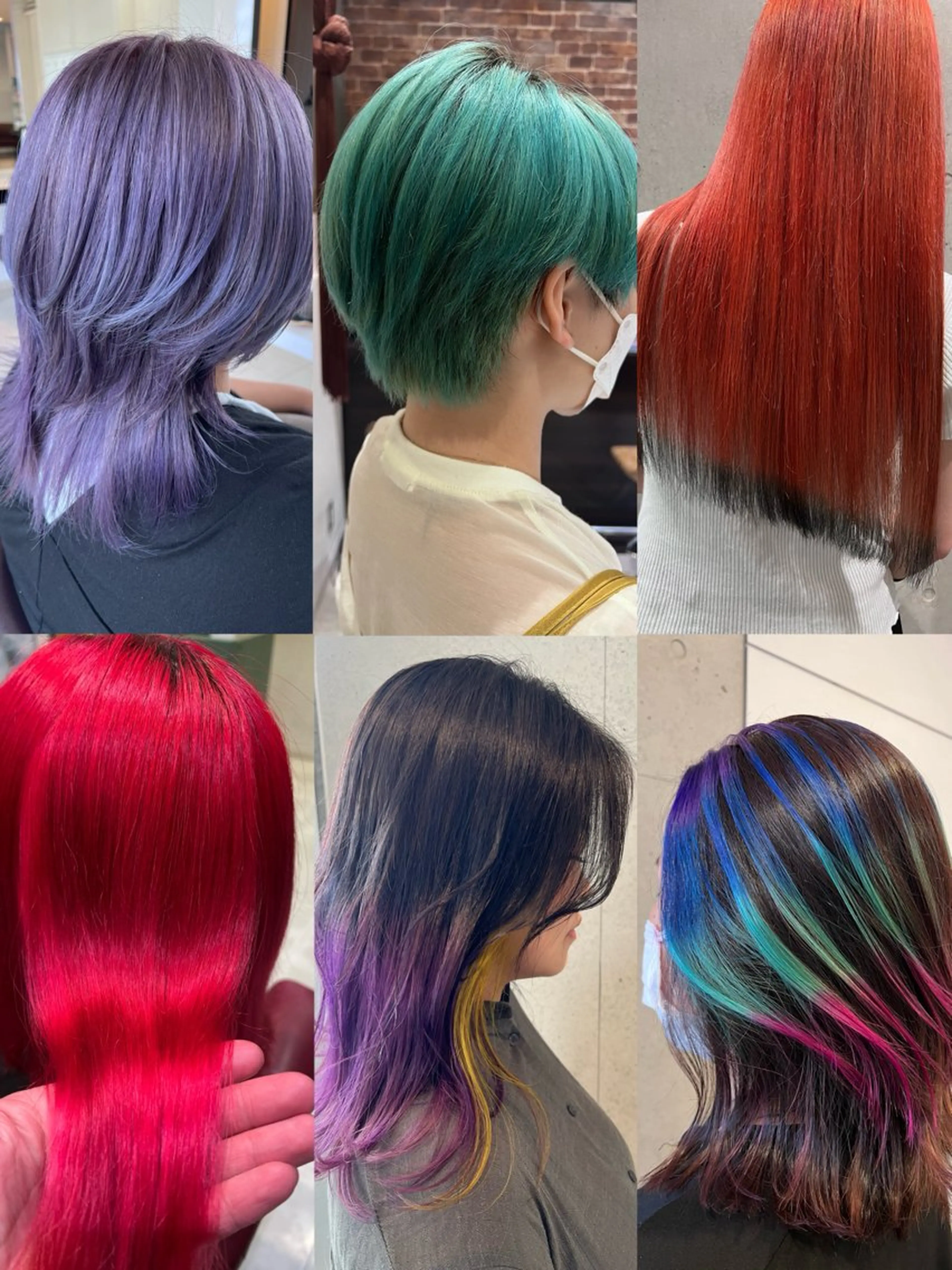 カラー デザインカラー 松本 明日可のヘアスタイル