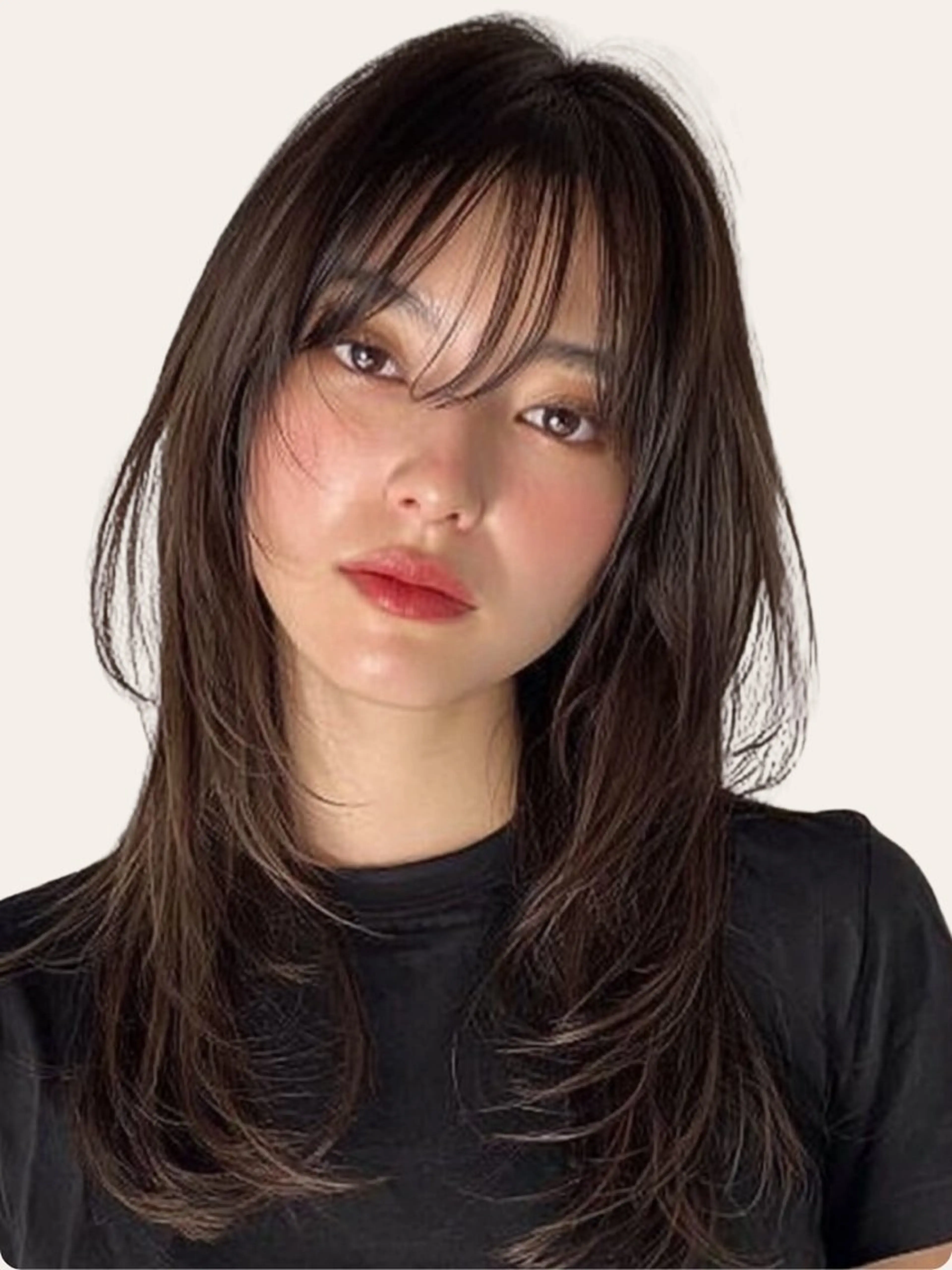 ミディアム カット ヘアカラー トリートメント レイヤー/ボブ/ 透明感カラー/ニワのヘアスタイル