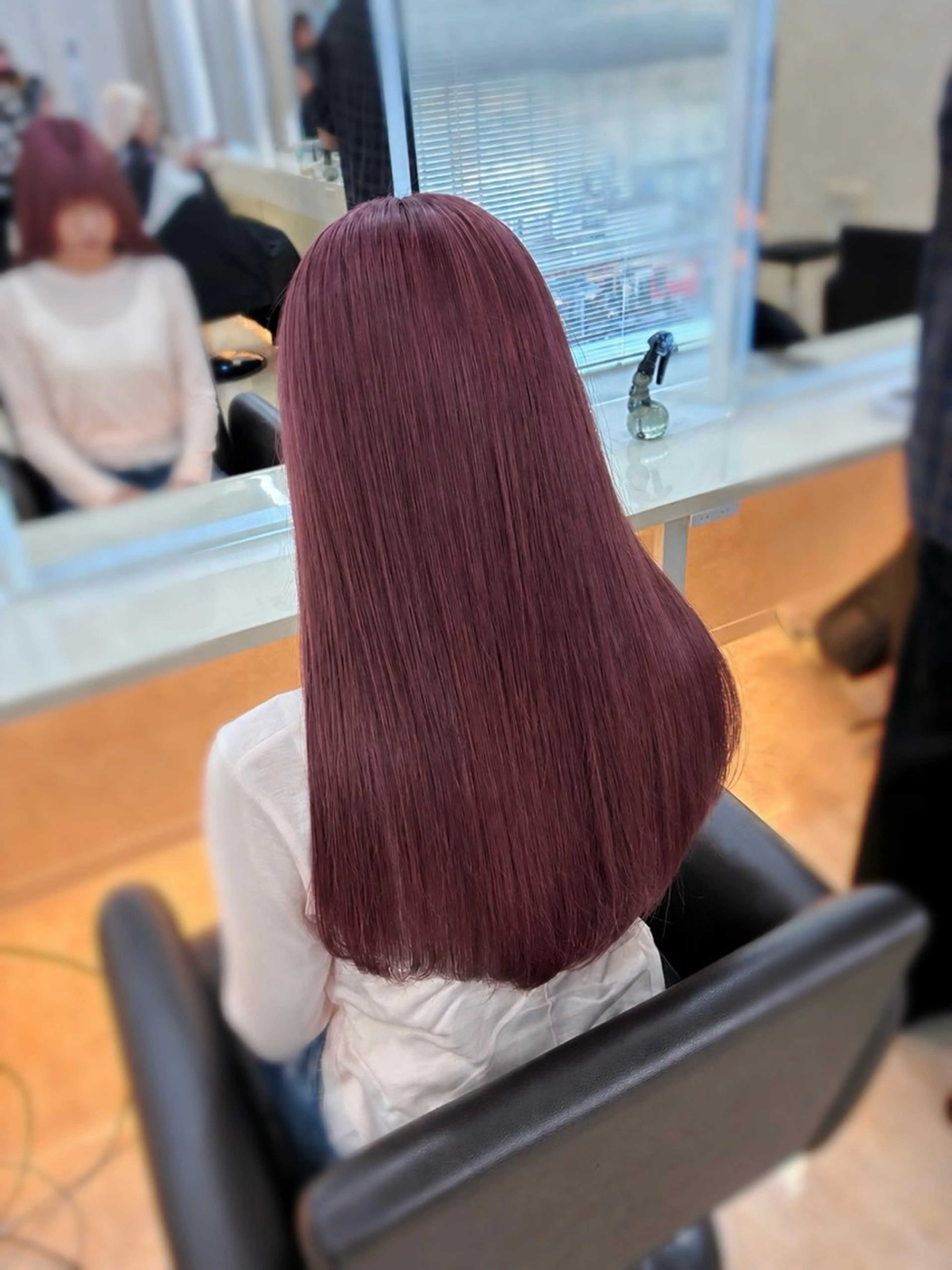 ロング カラー ヘアカラー トリートメント 梅原 姫🍬🐰のヘアスタイル