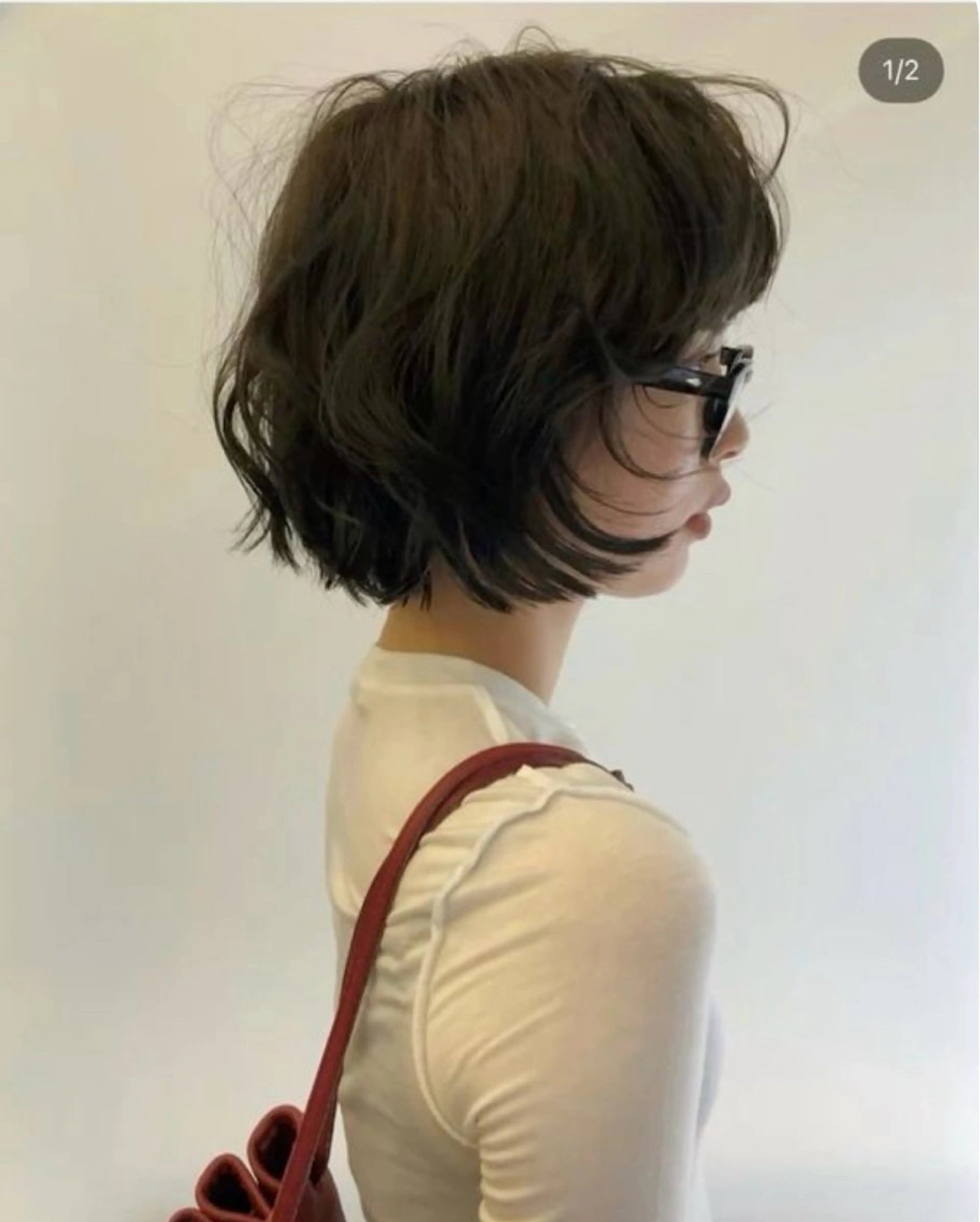 ショート カラー ヘアカラー トリートメント ノボリ モネ ／ Lomaliaのヘアスタイル