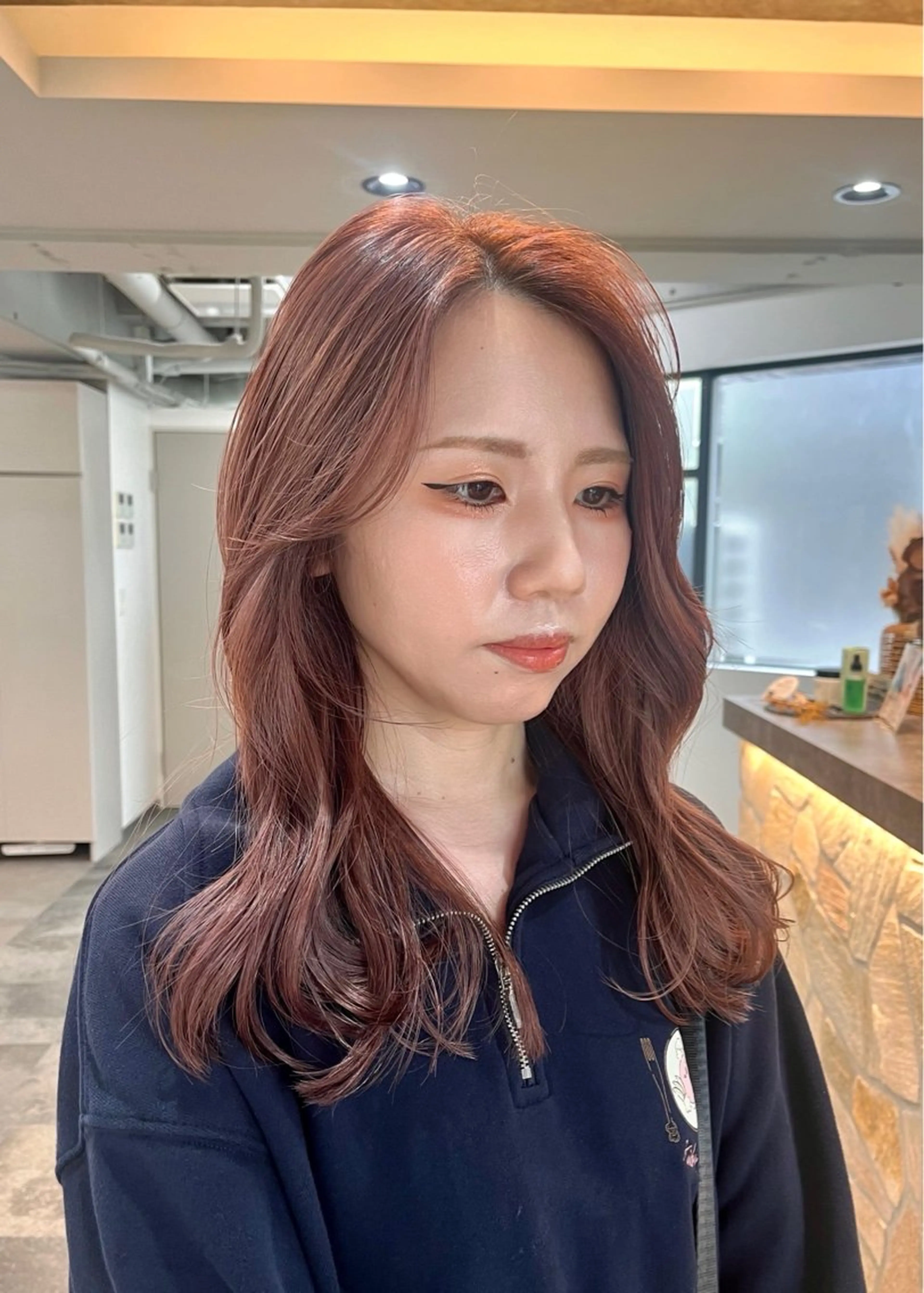 セミロング カット ヘアカラー 🎀ツヤ髪/レイヤー /ボブ/hana🎀のヘアスタイル
