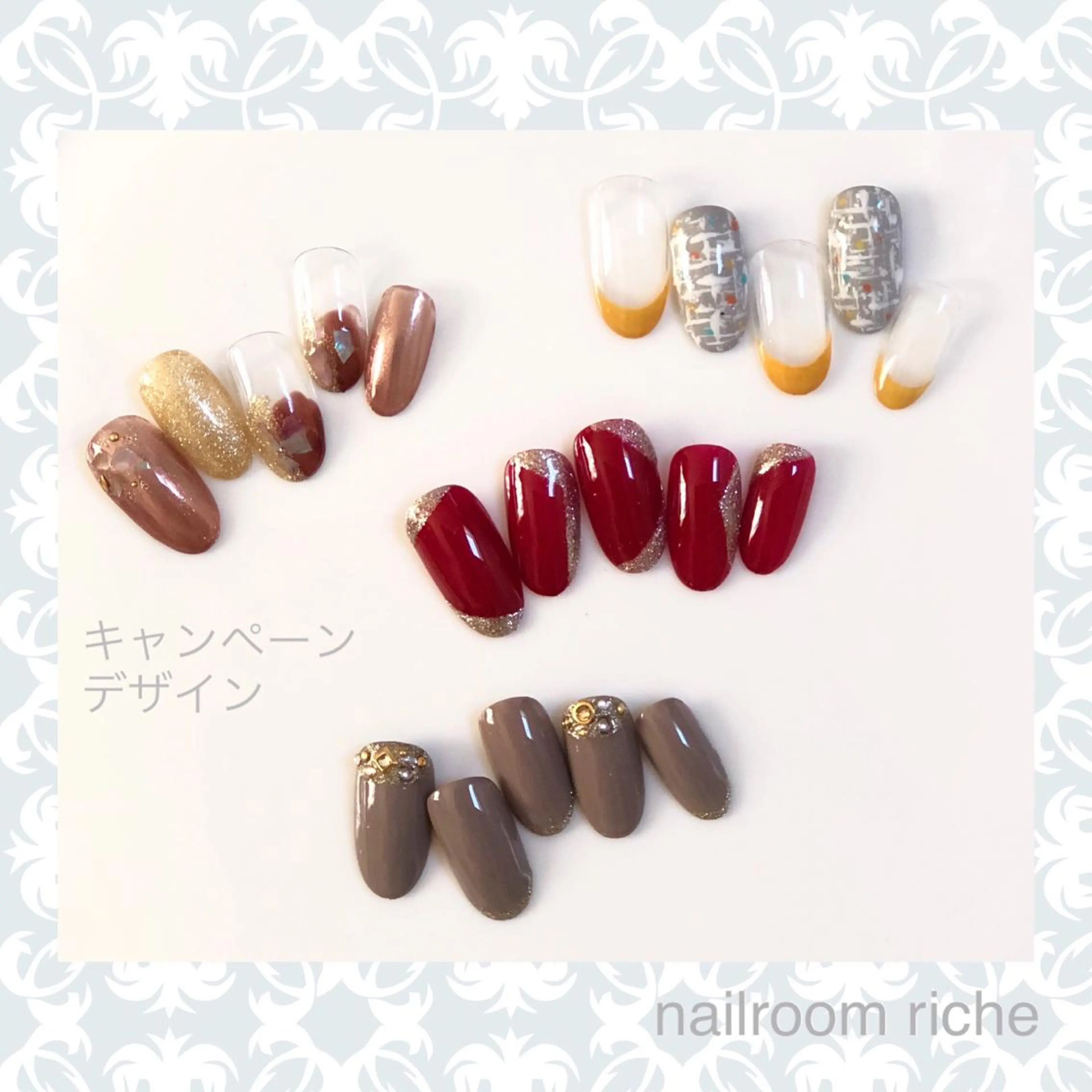 ネイル ハンドネイル nailroom richeのネイルデザイン