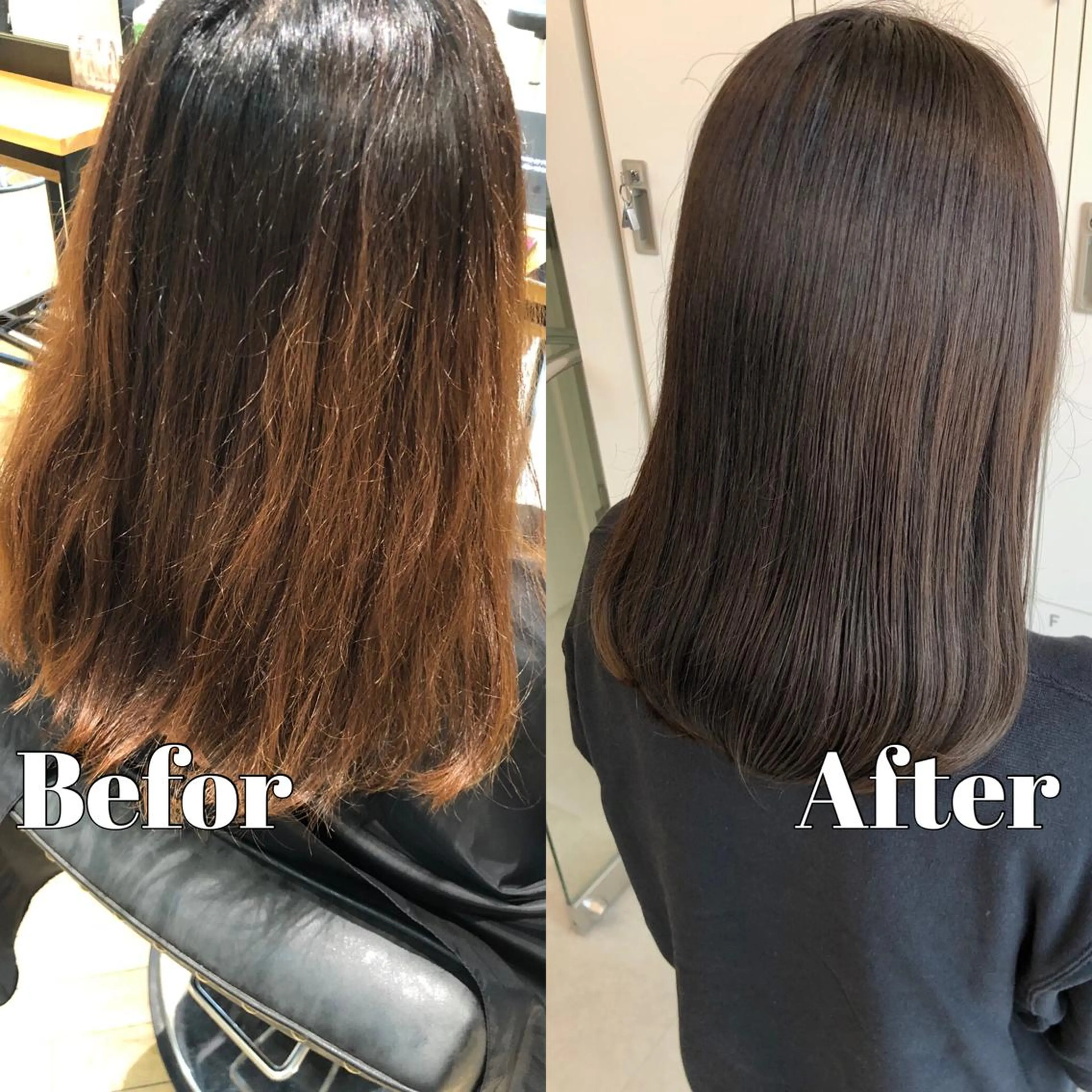 ロング カラー グレージュ トリートメント Saori / さおりのヘアスタイル