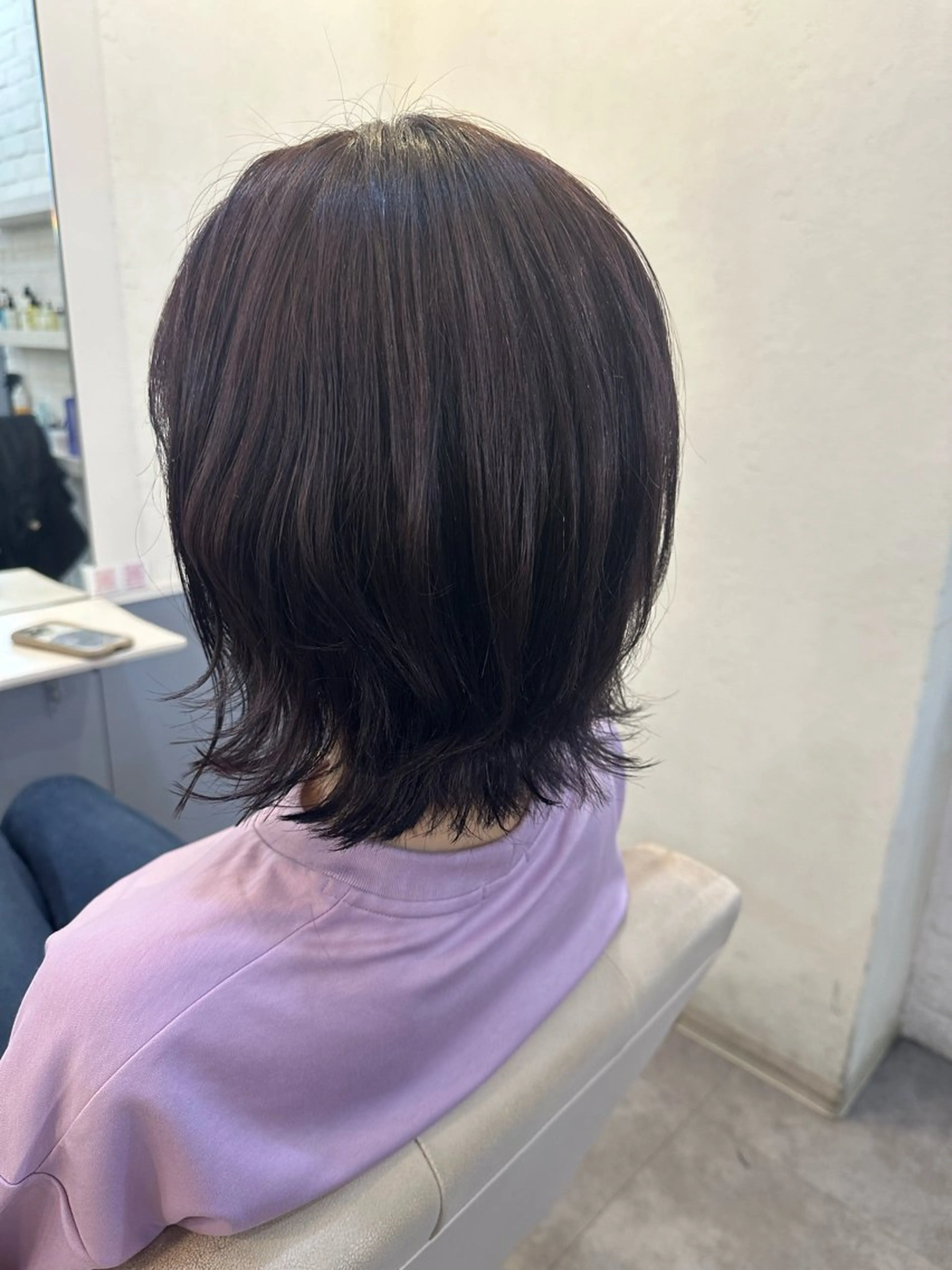 ミディアム カット ヘアカラー トリートメント 🩵透明感/高発色 /難波/北原佑記🌸のヘアスタイル