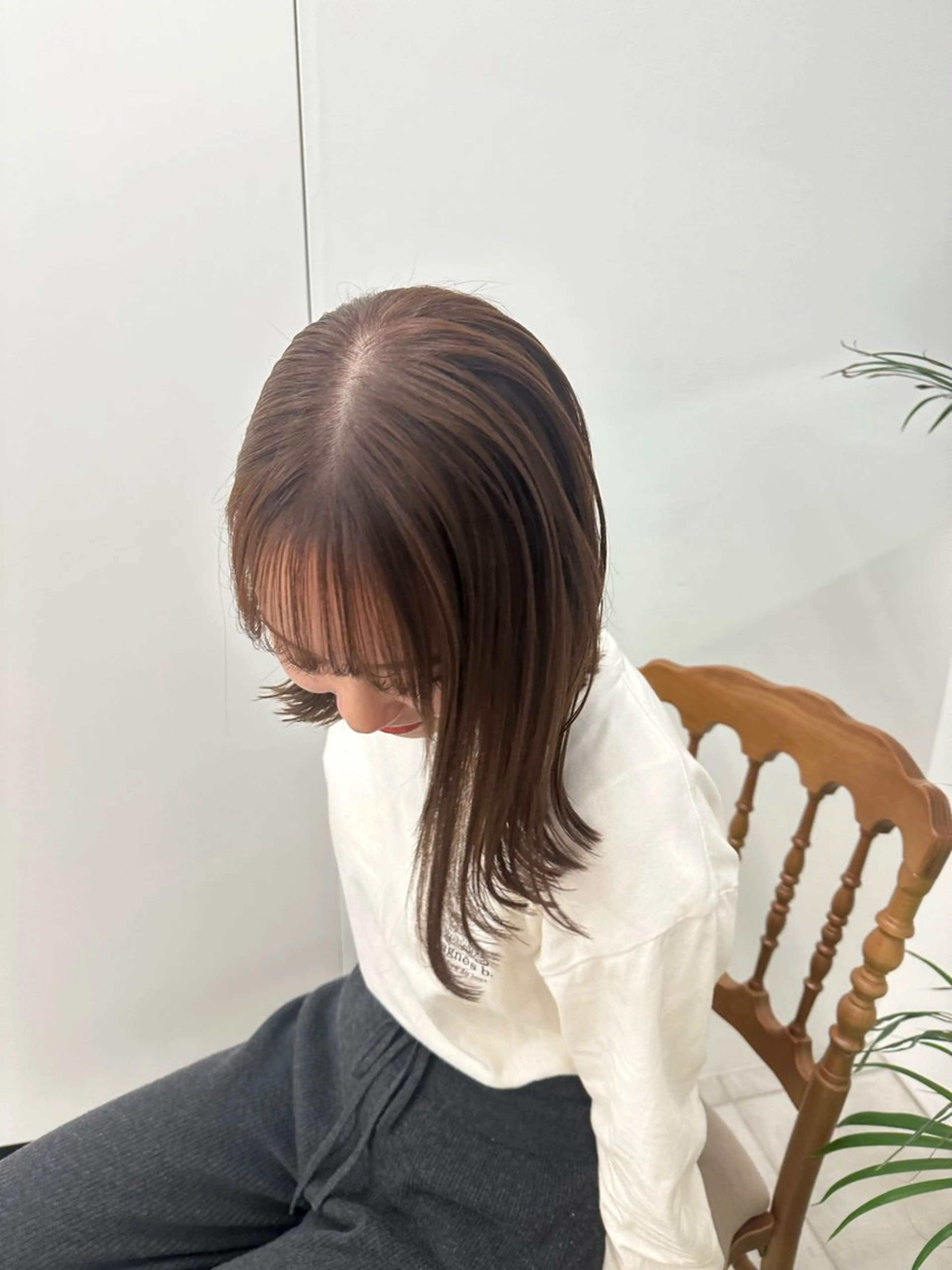 セミロング カラー キッズ オトナヘア🌸 harukaのヘアスタイル