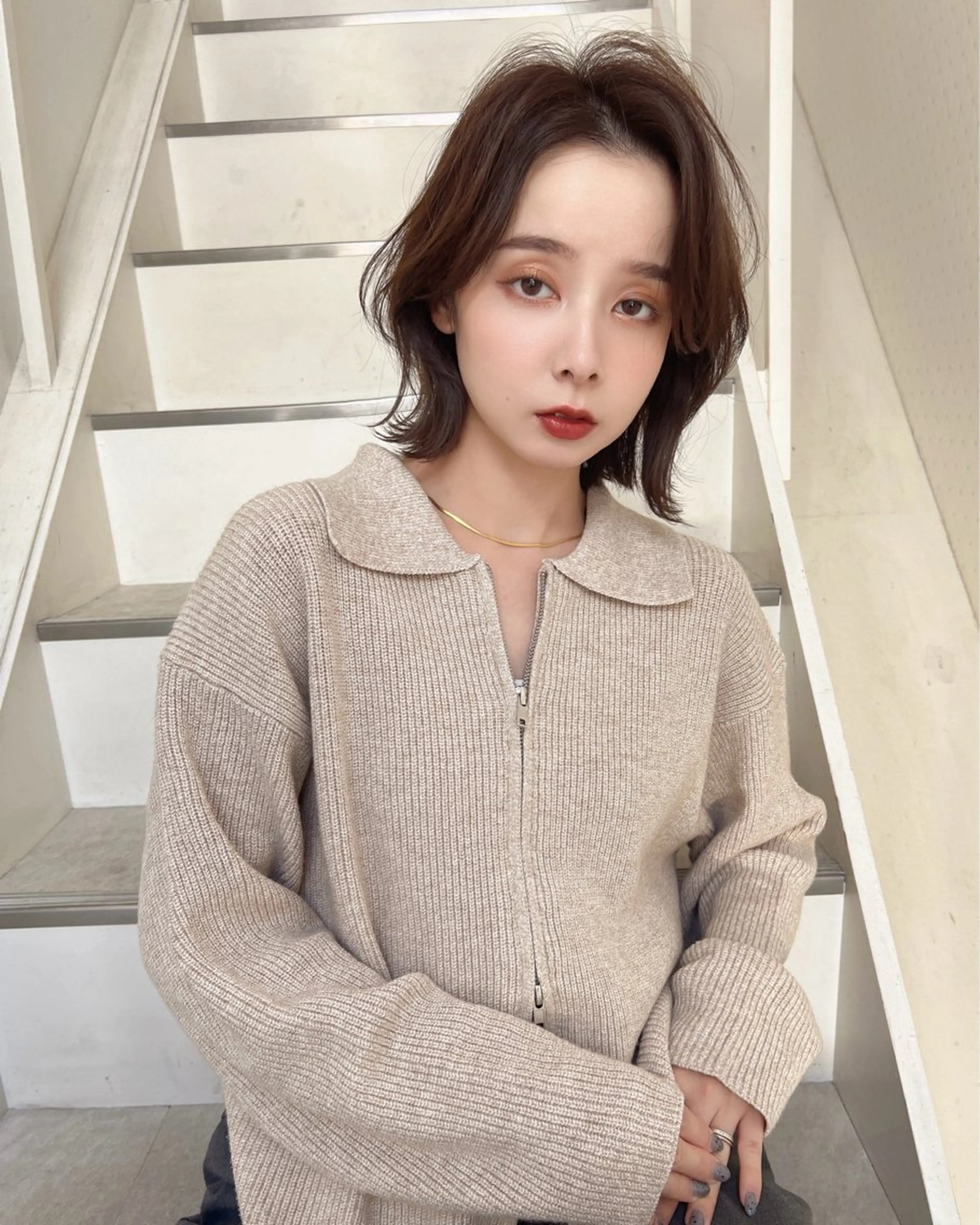 ショート わかまつ　ももみ 🕊️/顔周りカットのヘアスタイル