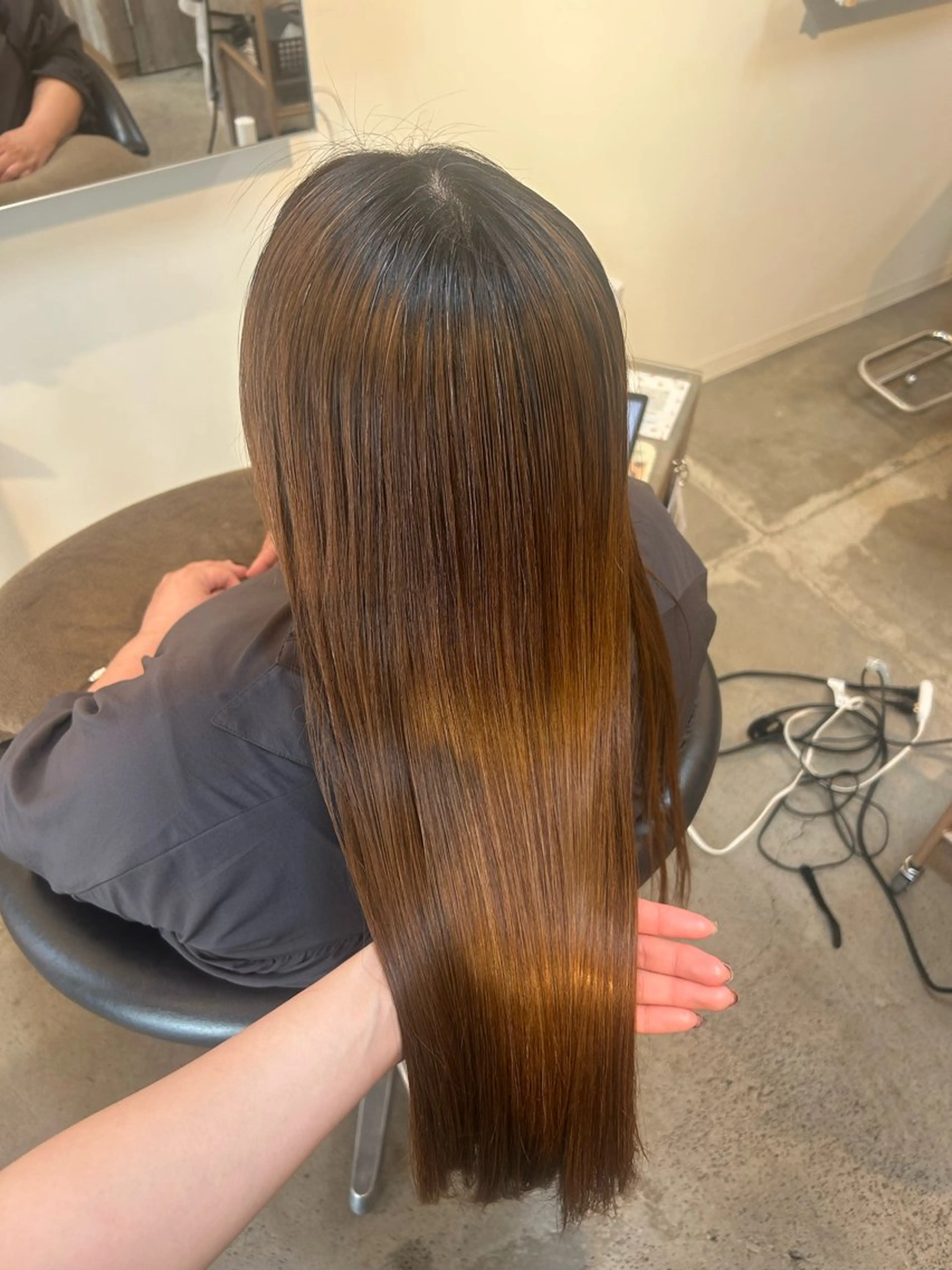 ロング 縮毛矯正 Dulce oro _RIOのヘアスタイル