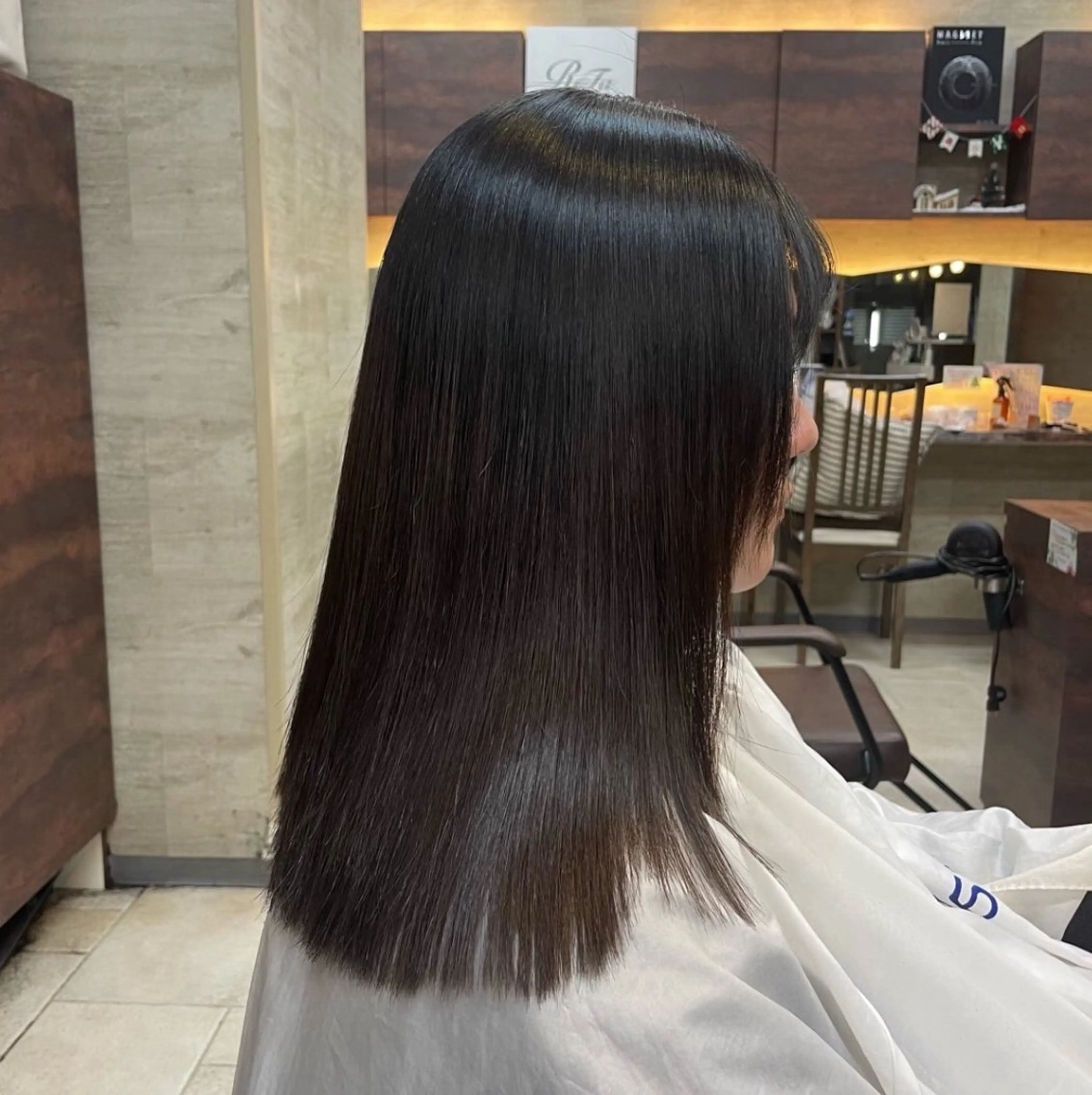 セミロング モデル 募集中🧸佐藤 李桜のヘアスタイル